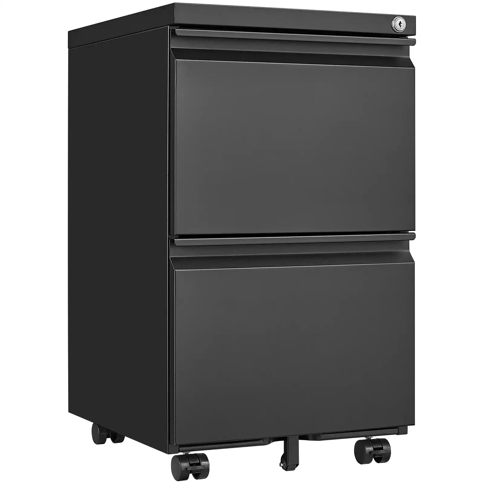2 Drawer File Cabinet with Lock