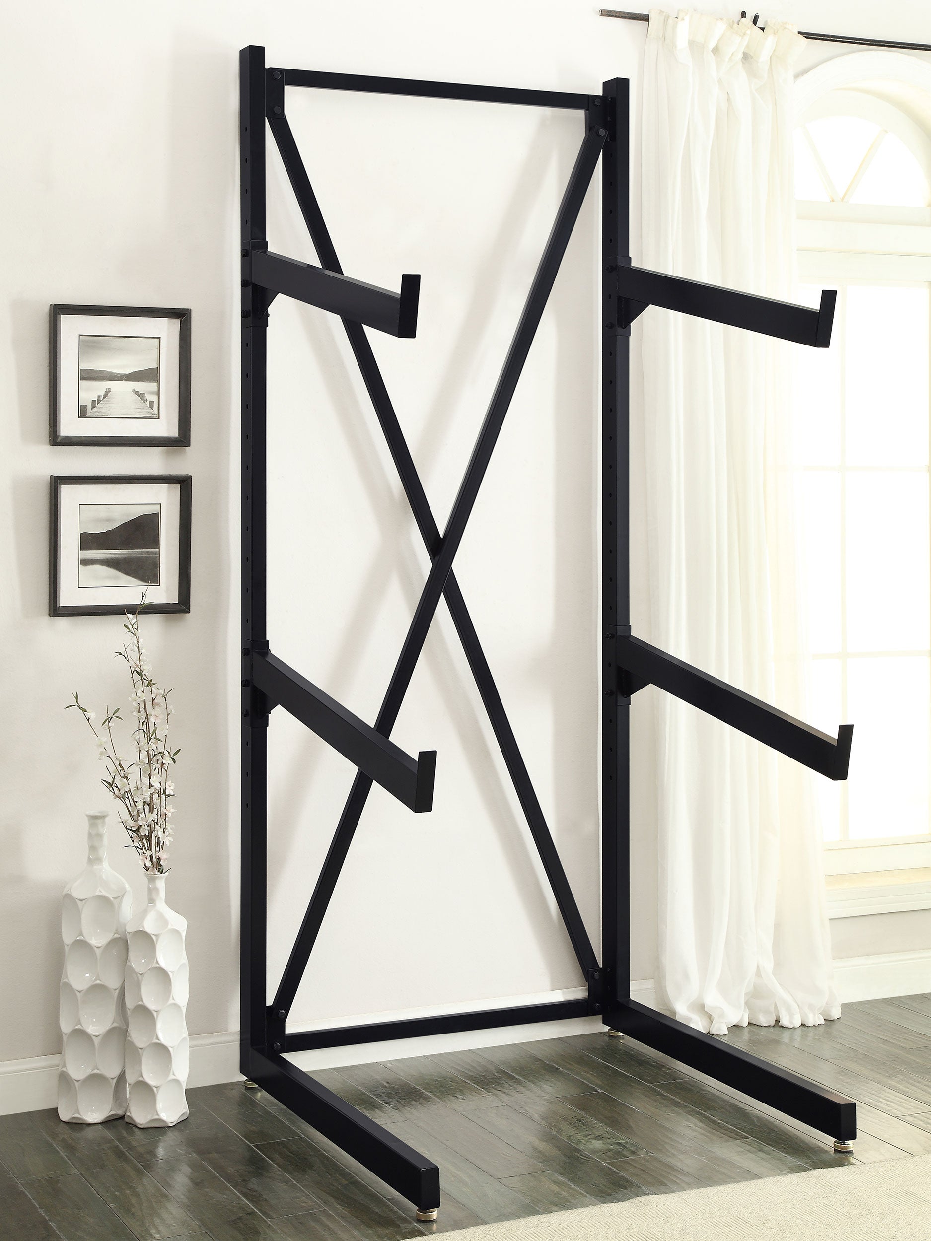 Duarto 3-tier Sofa Display Rack Black-CoasterEveryday