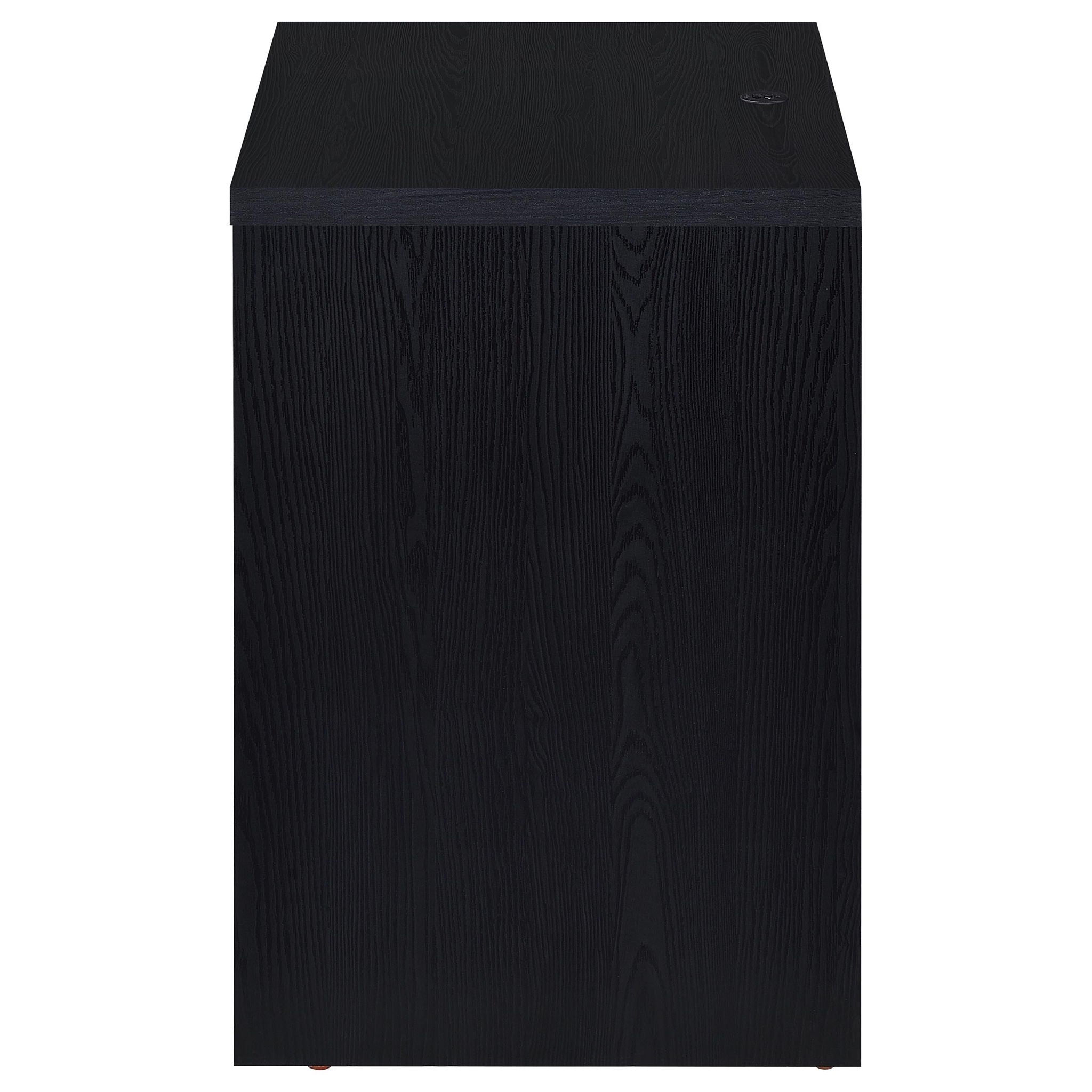 Transitional Nightstand With Dual USB Charging And Motion Sensor Light