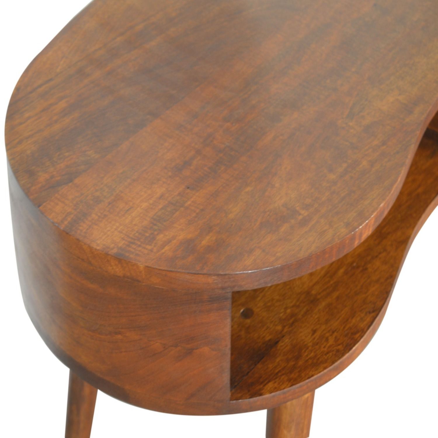 Rounded Writing Desk - Chestnut - Best Buy Furniture
