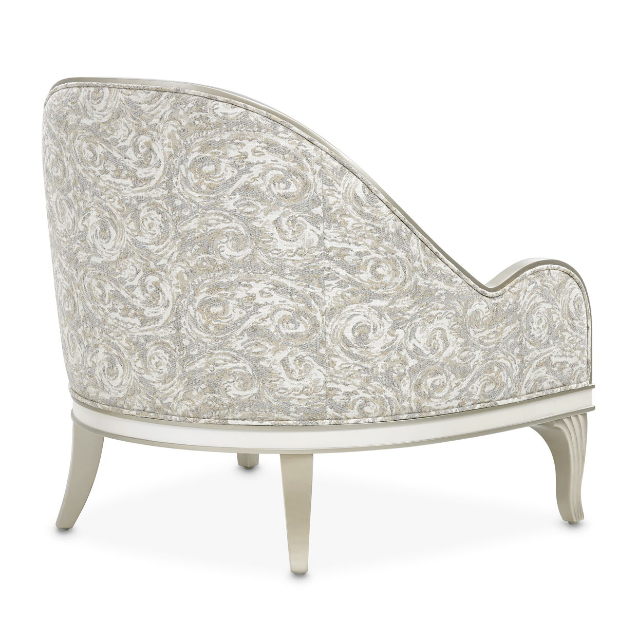 La Marisia - Chenille Accent Chair - Tranquil / Light Champagne