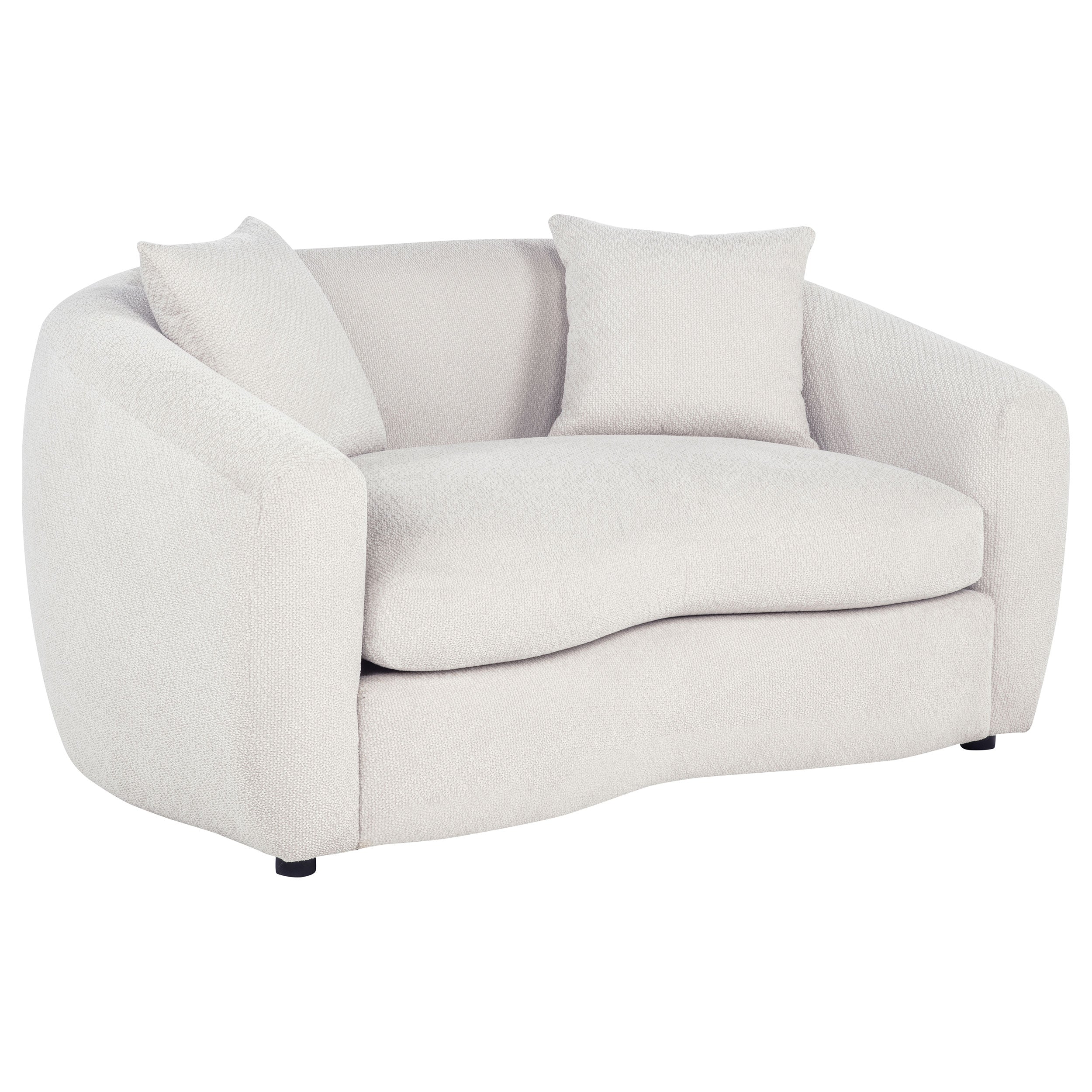 Isabella Fabric Upholstered Loveseat Sand-