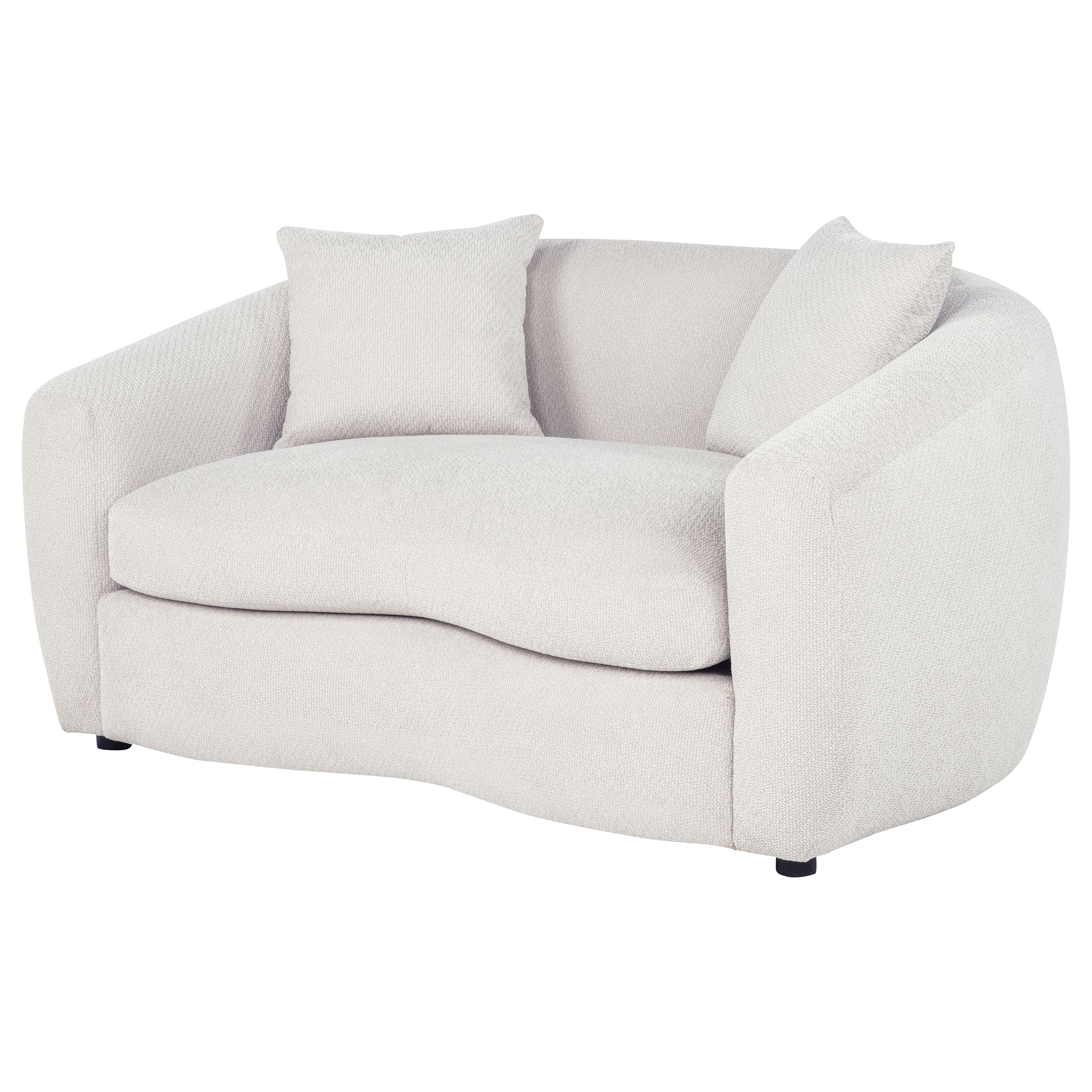 Isabella Fabric Upholstered Loveseat Sand-