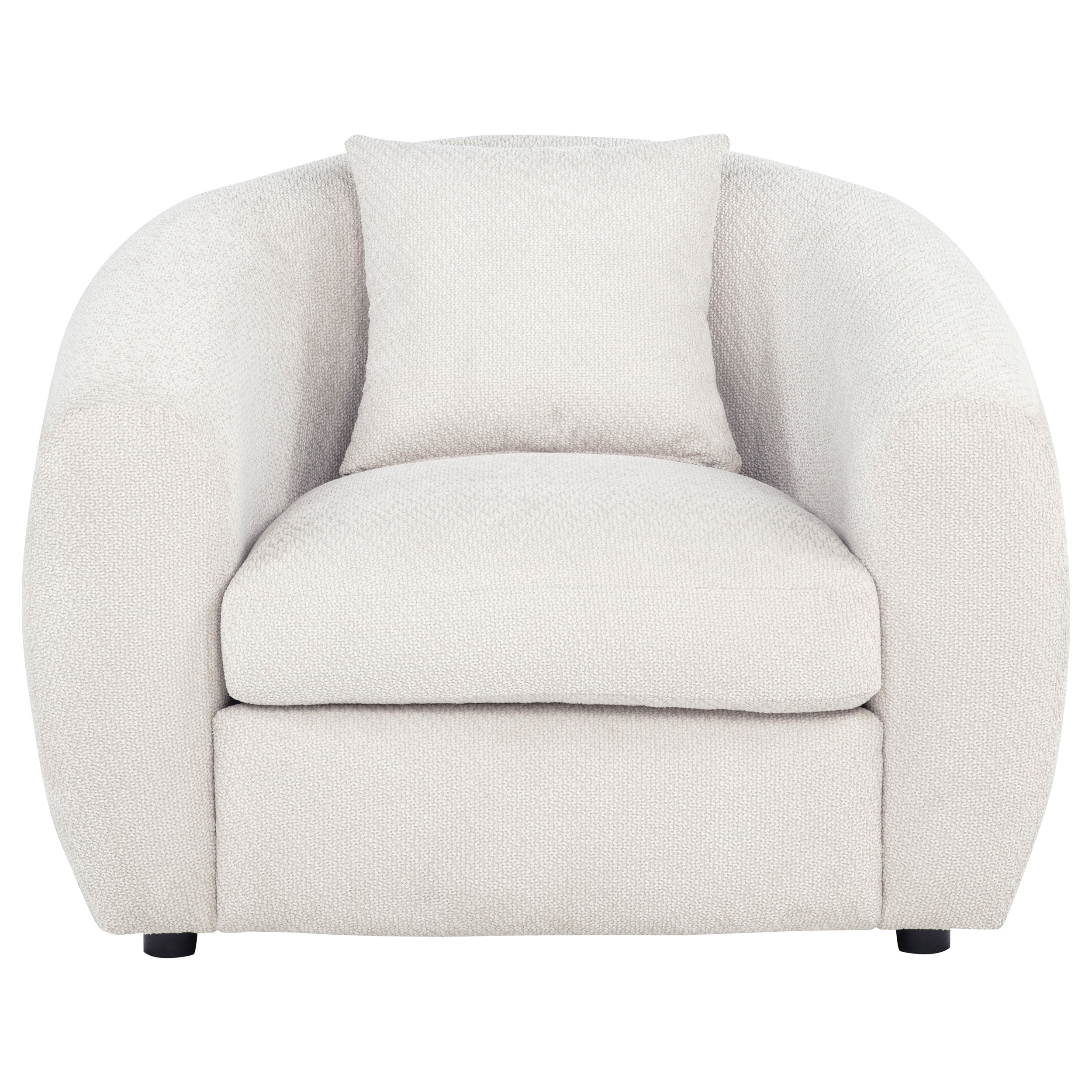 Isabella Fabric Upholstered Accent Chair Sand-