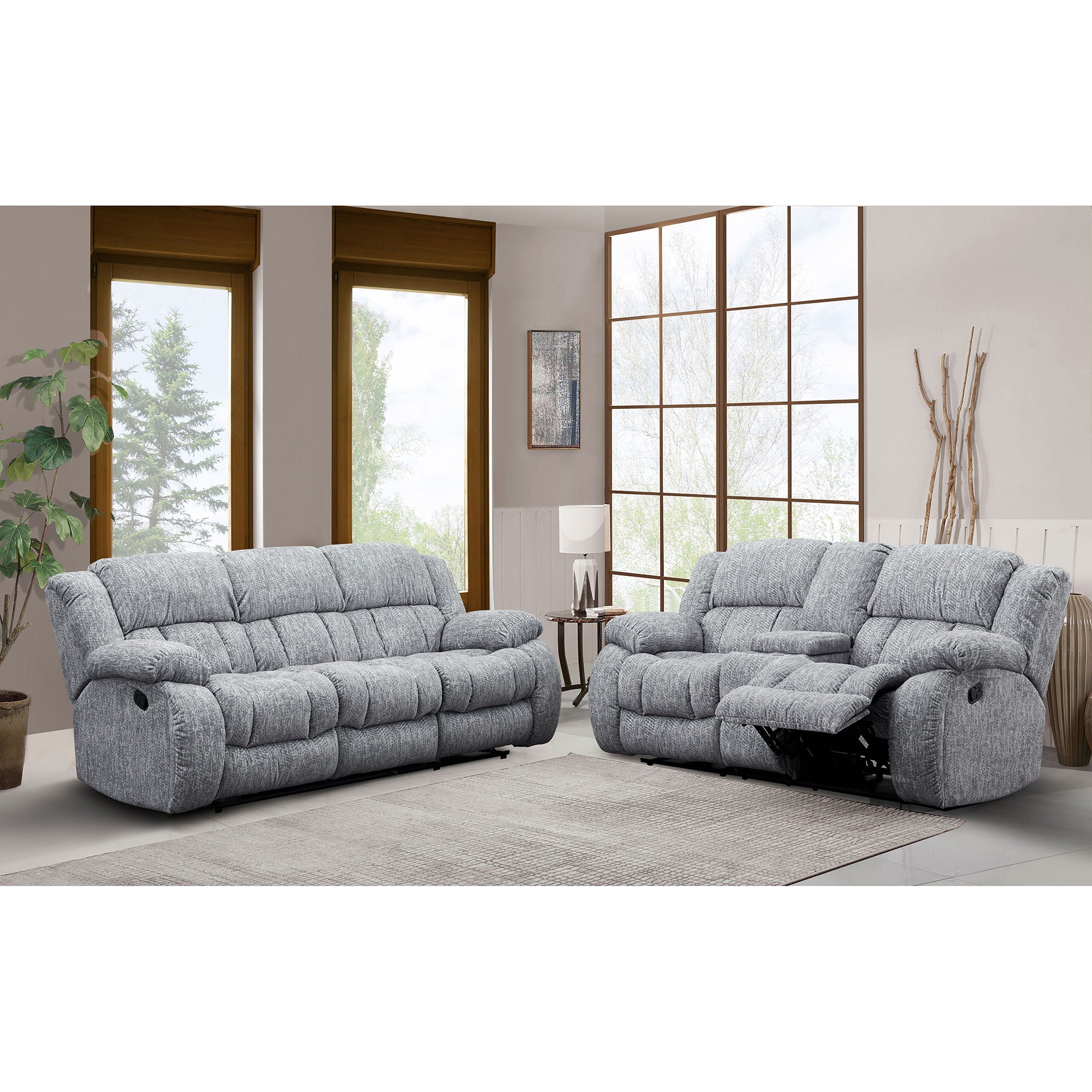 Stonic - Console Reclining Loveseat