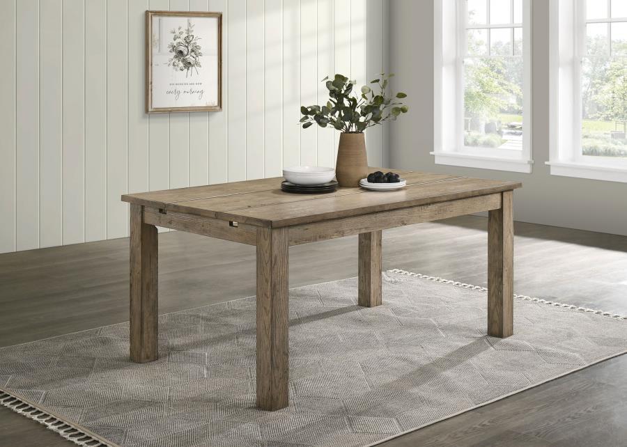 Cardova - 87" Solid Wood Extension Dining Table - Vineyard Oak - Best Buy Furniture