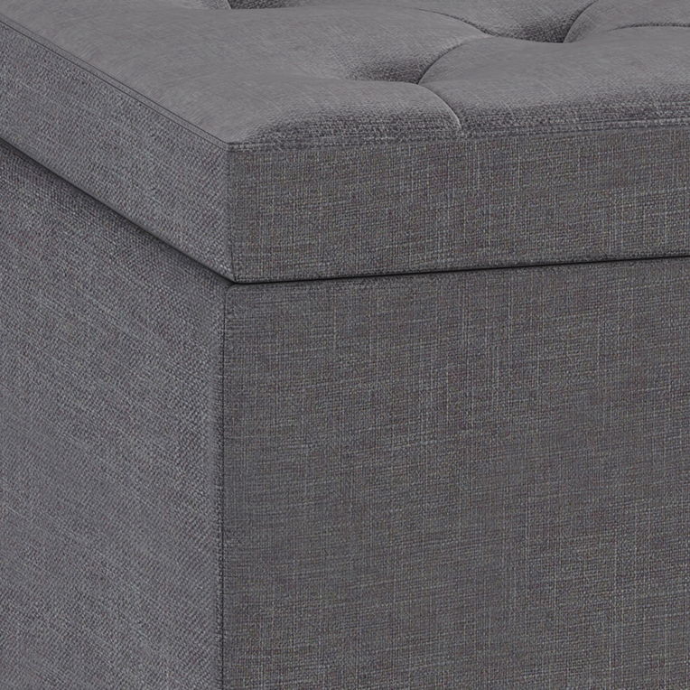 Hamilton - Upholstered Lift Top Rectangular Storage Ottoman - Best Buy Furniture