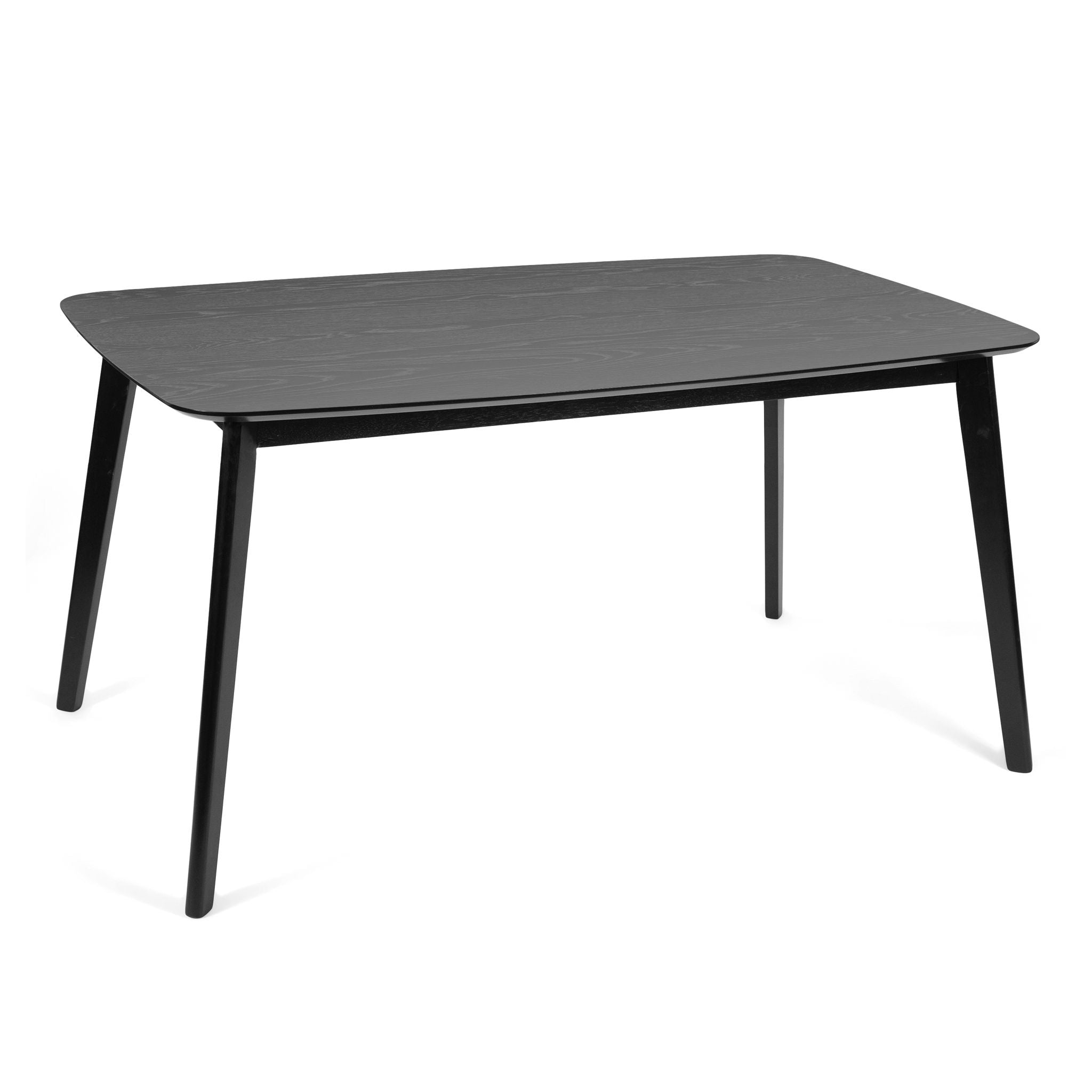 Retro Dining Table With Faux Wood Top