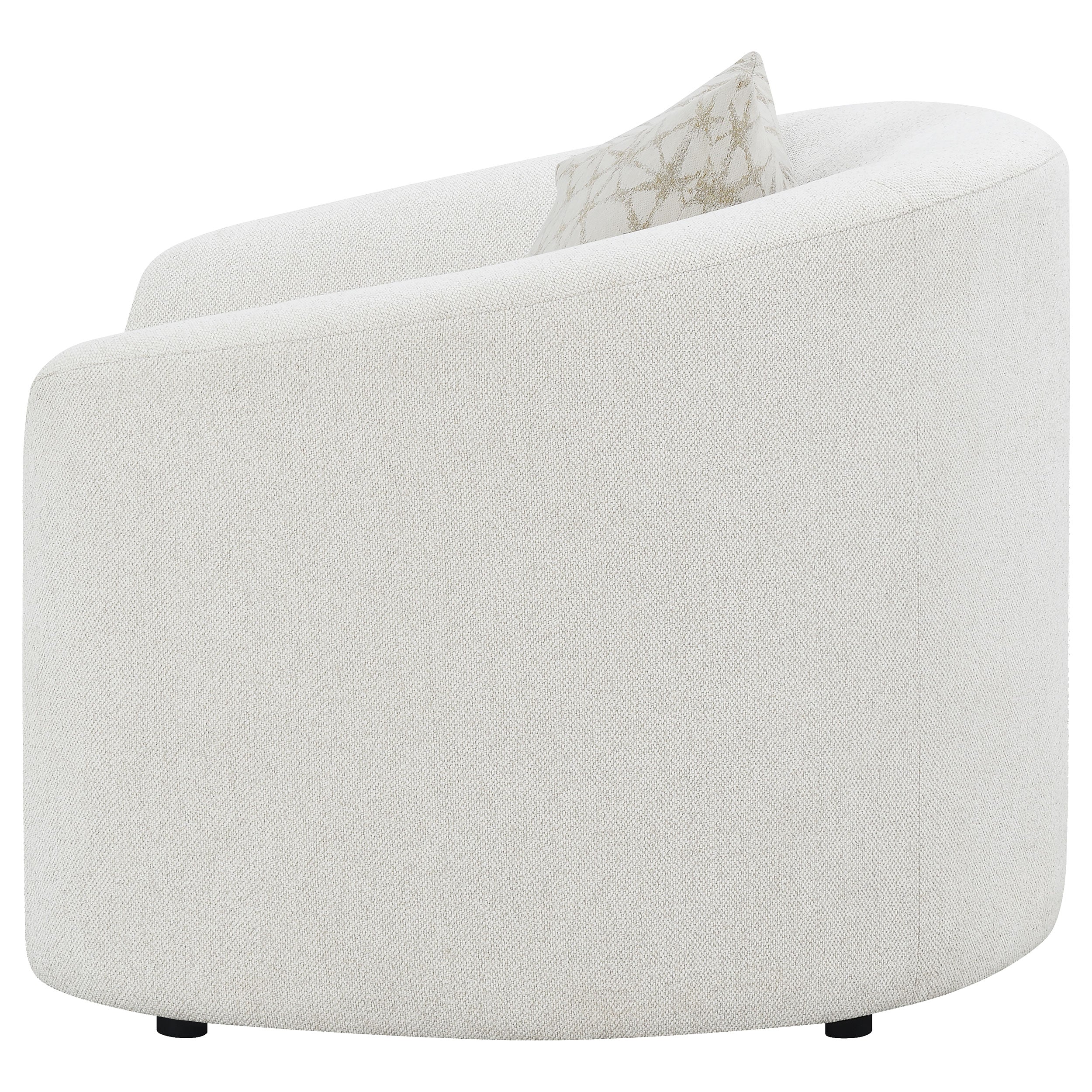 Rainn Boucle Upholstered Sloped Arm Accent Chair Latte-CoasterEssence