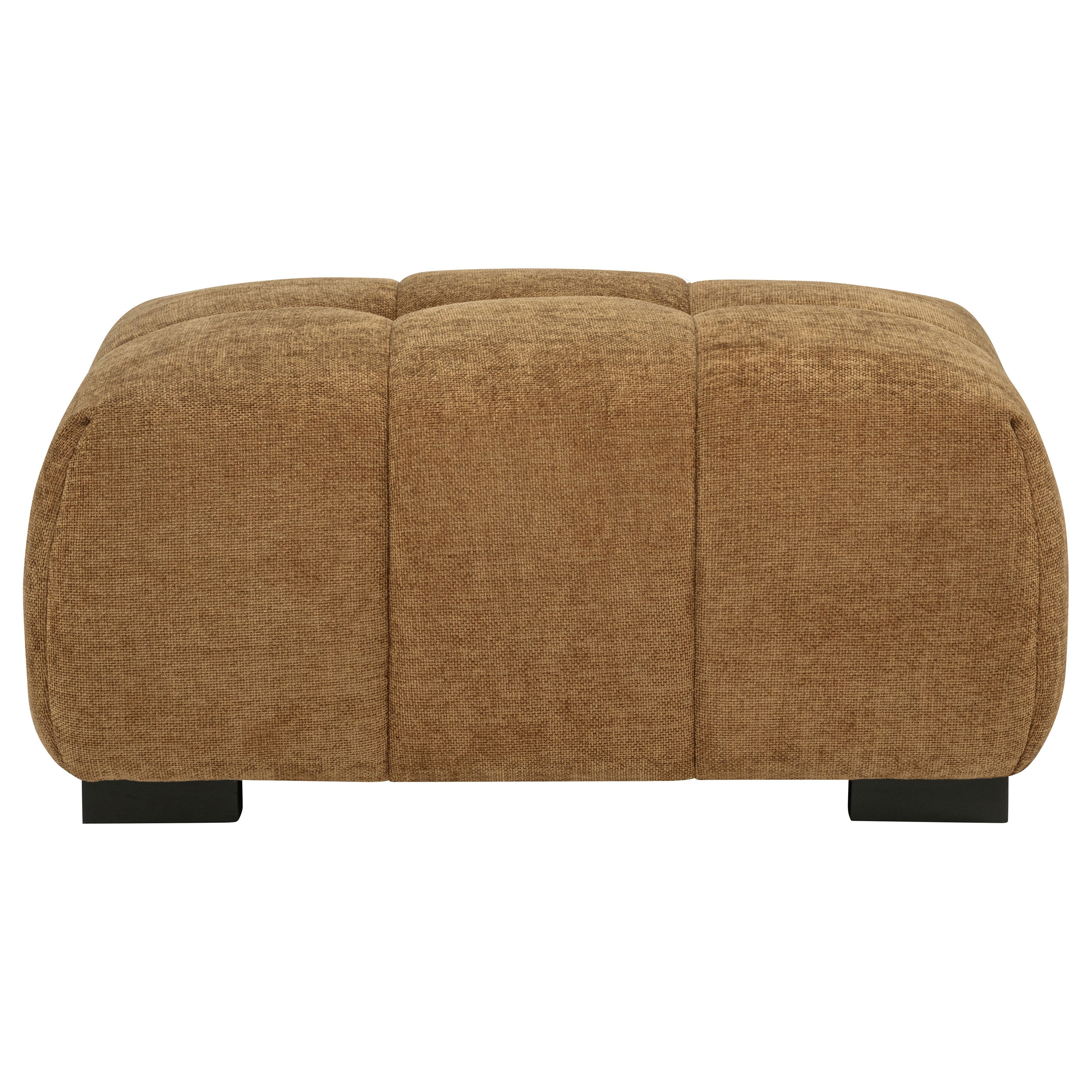 Octavia Upholstered Rectangular Ottoman Amber-
