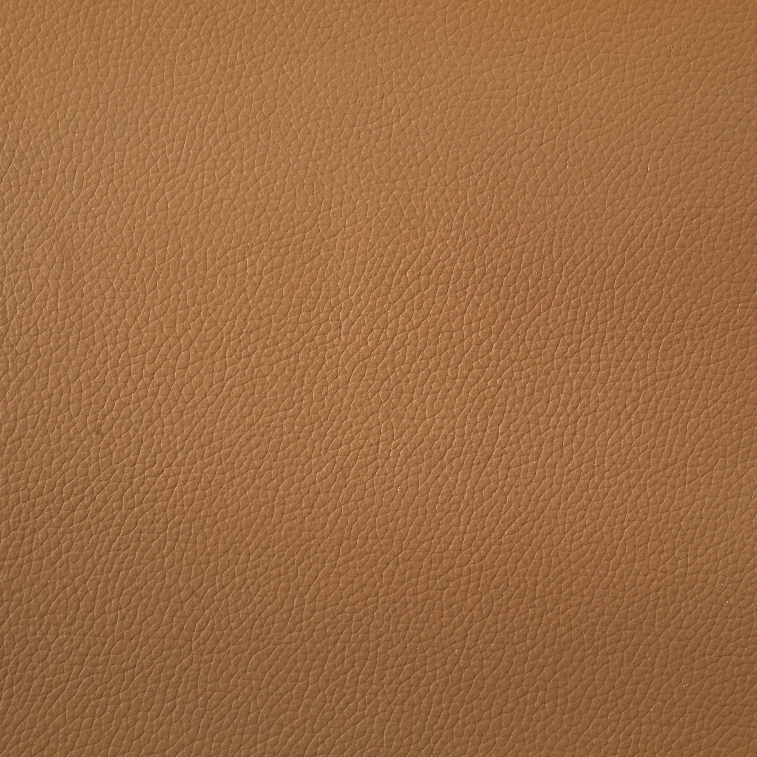 Buxton Top Grain Leather Upholstered Sofa Orange-
