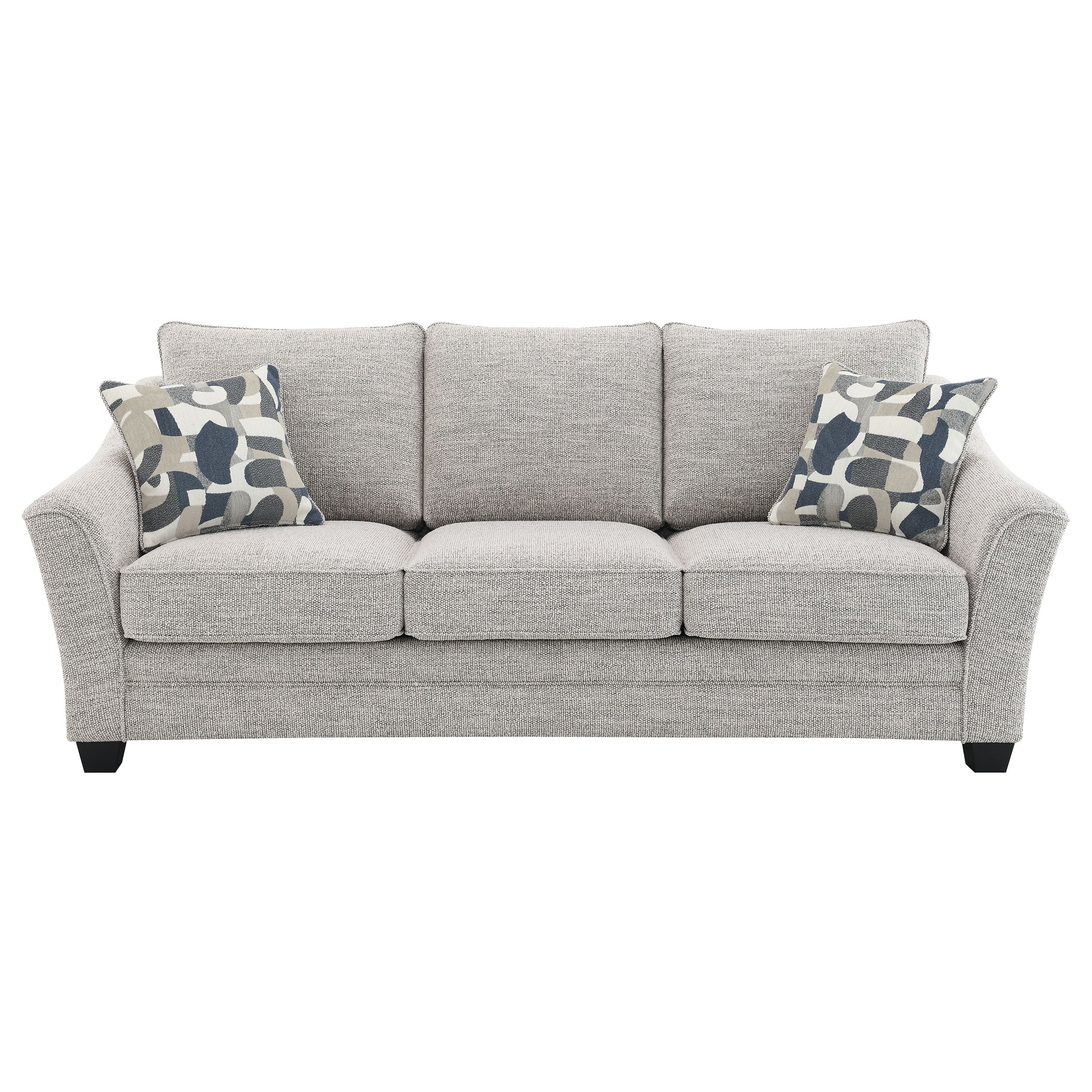 Tomkins Boucle Upholstered Sofa Light Grey-