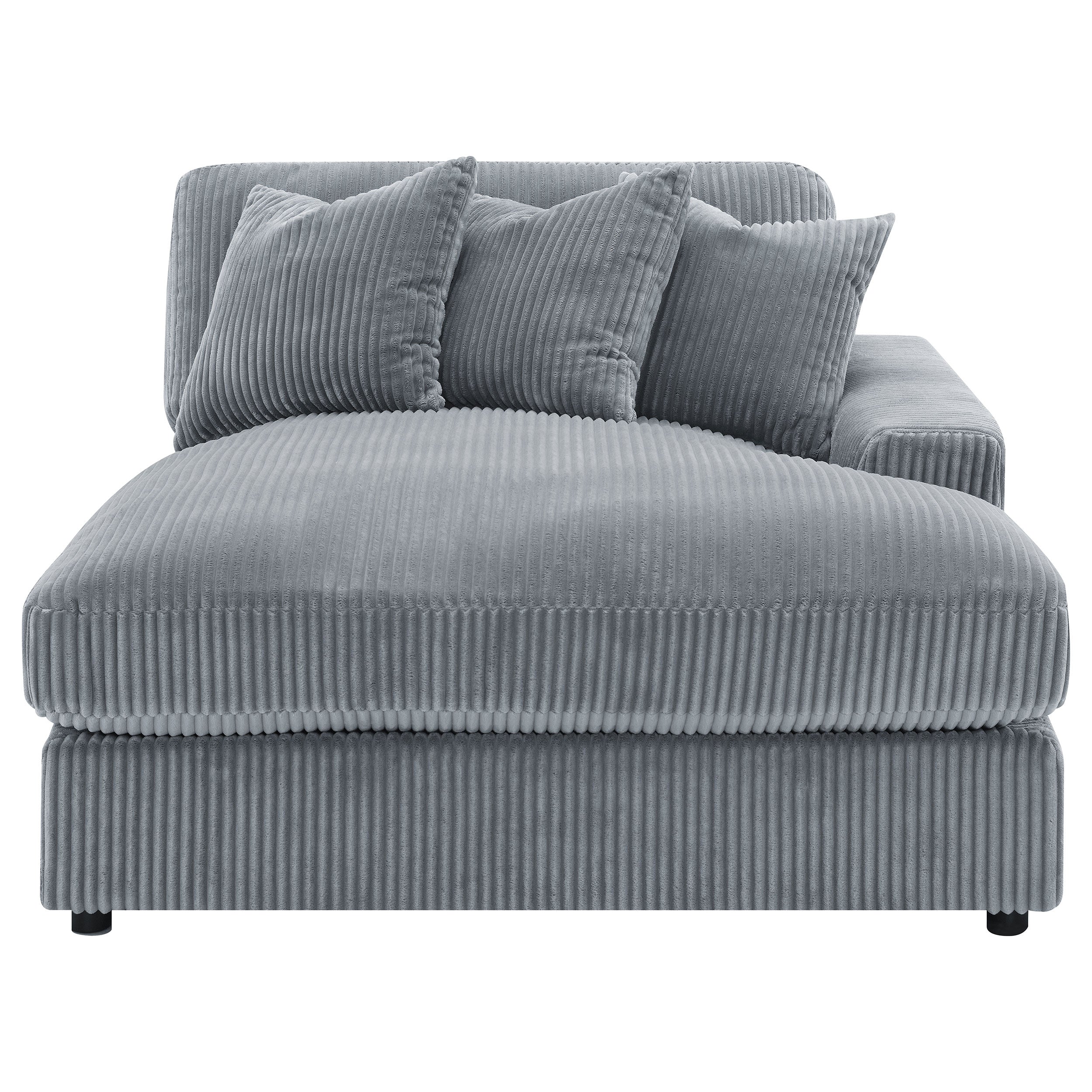 Blaine Upholstered Reversible Chaise Sectional Sofa Fog-CoasterElevations