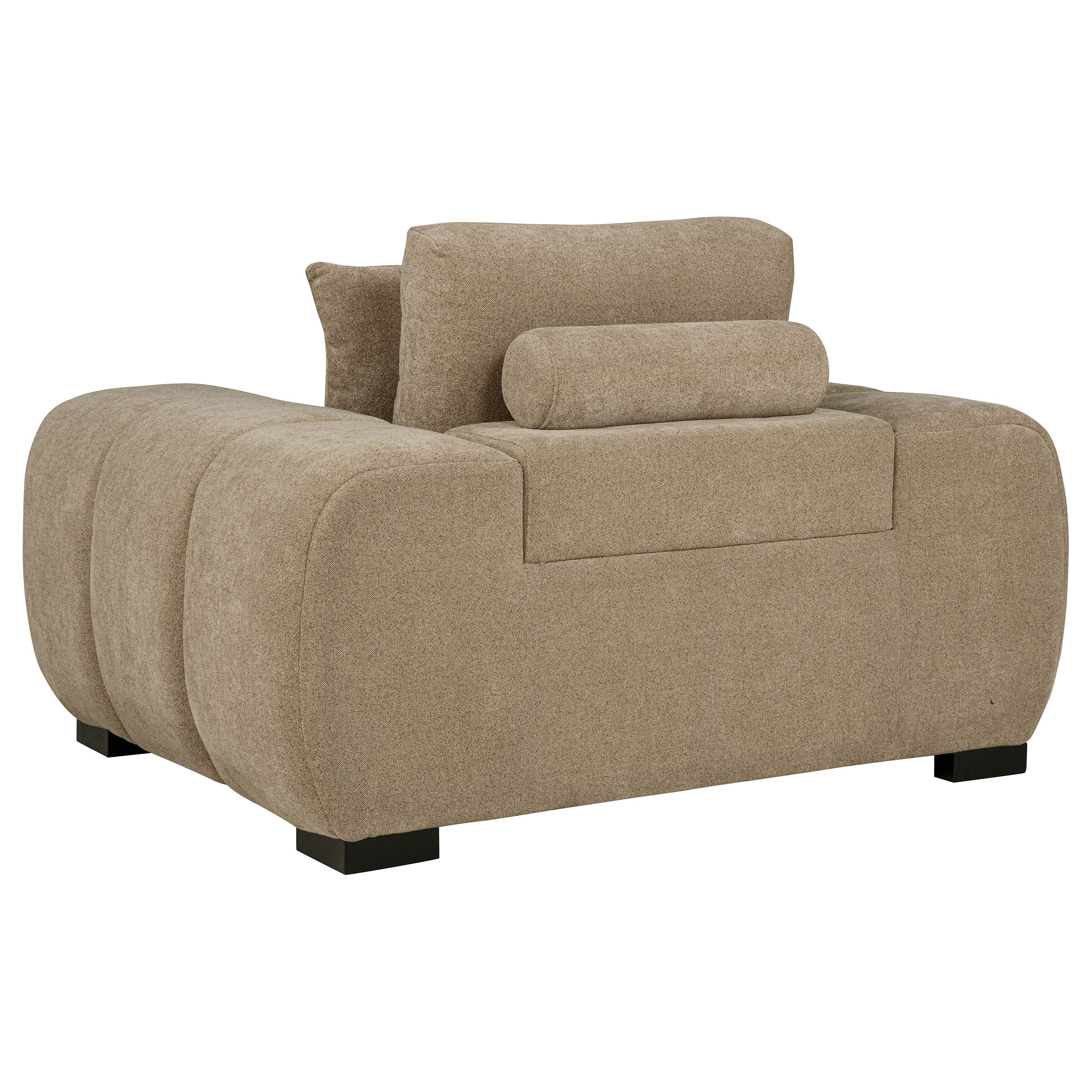 Octavia Upholstered Track Arm Accent Chair Camel-