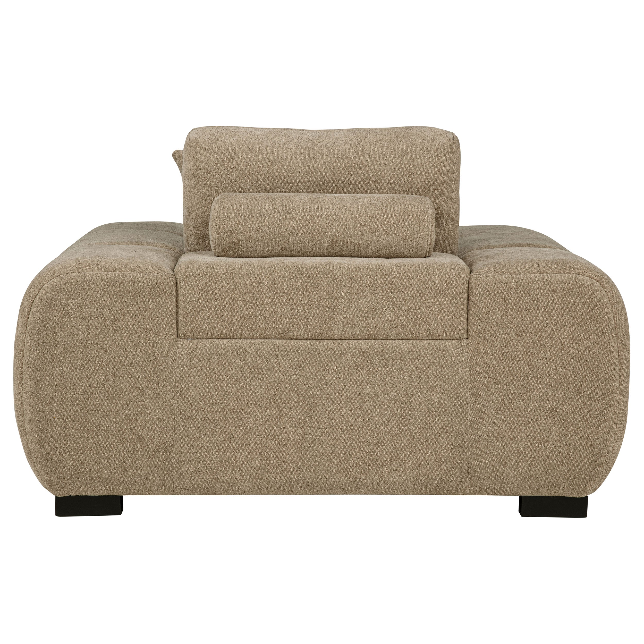 Octavia Upholstered Track Arm Accent Chair Camel-