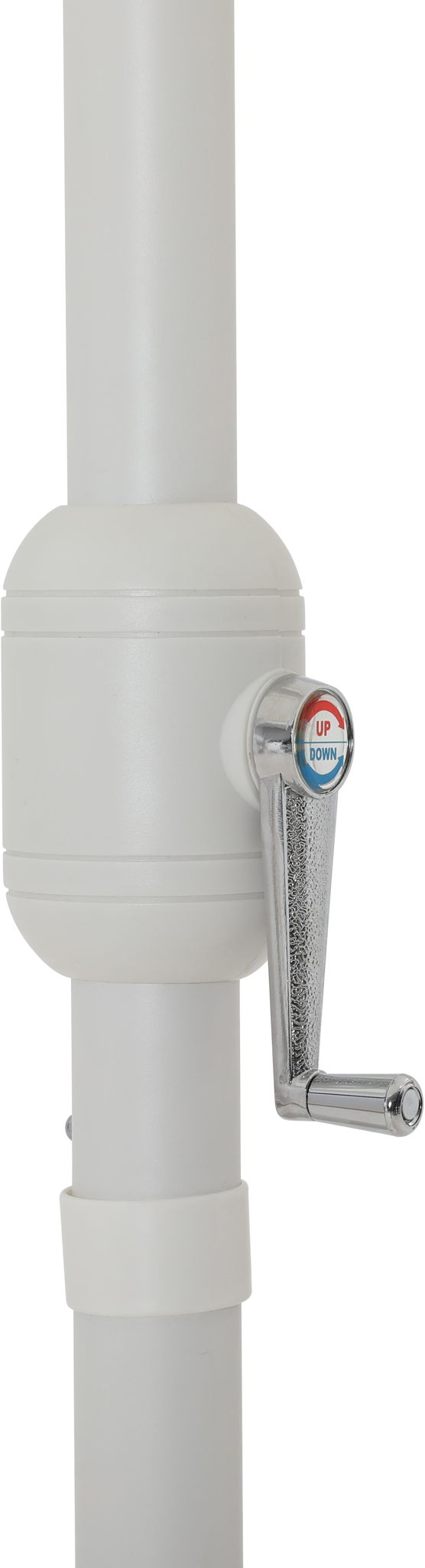 Amalfi - Aluminum Patio Umbrella - White Base / White Pole