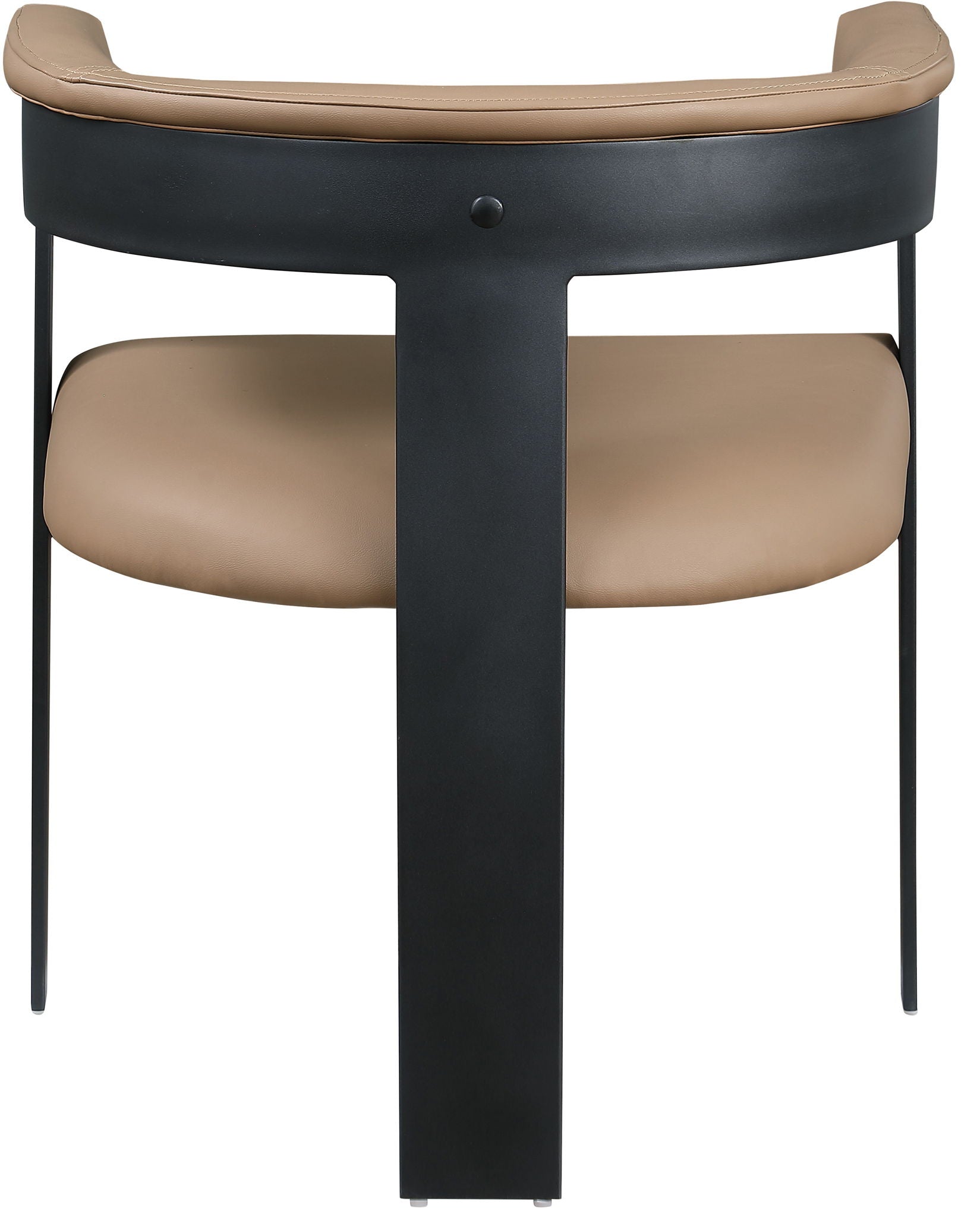 Romeo - Faux Leather Dining Chair With Black Base (Set of 2)