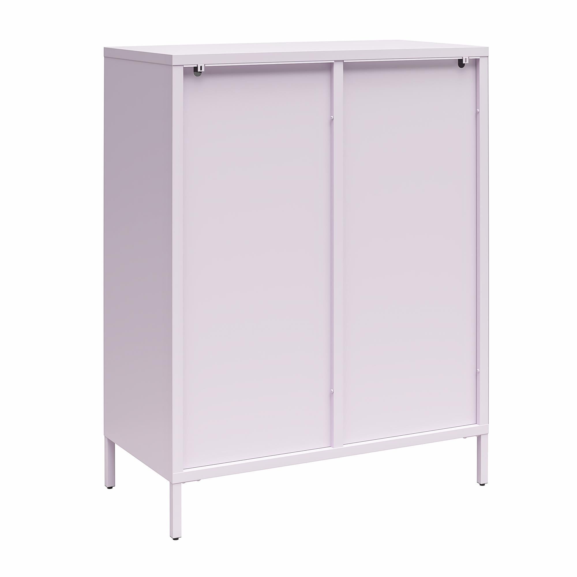 Luna - 2 Door Accent Cabinet With Fluted Glass