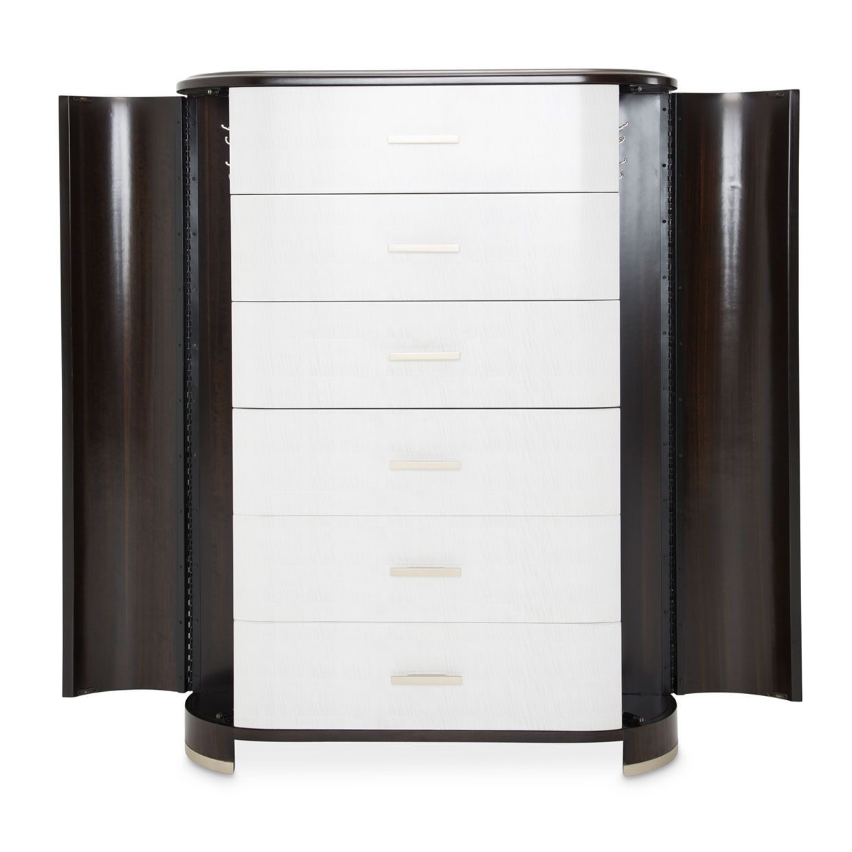 Paris Chic - 6-Drawer Chest - Espresso Brown - Best Buy Furniture
