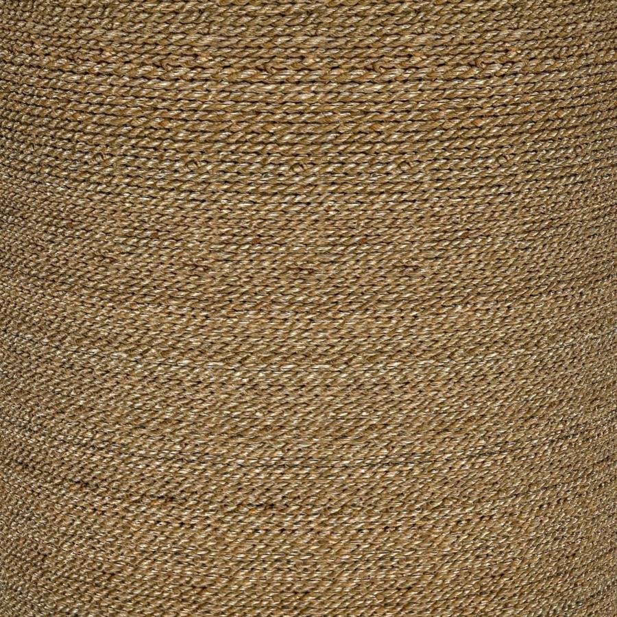 Halden - Round Woven Seagrass Accent Side Table - Light Brown