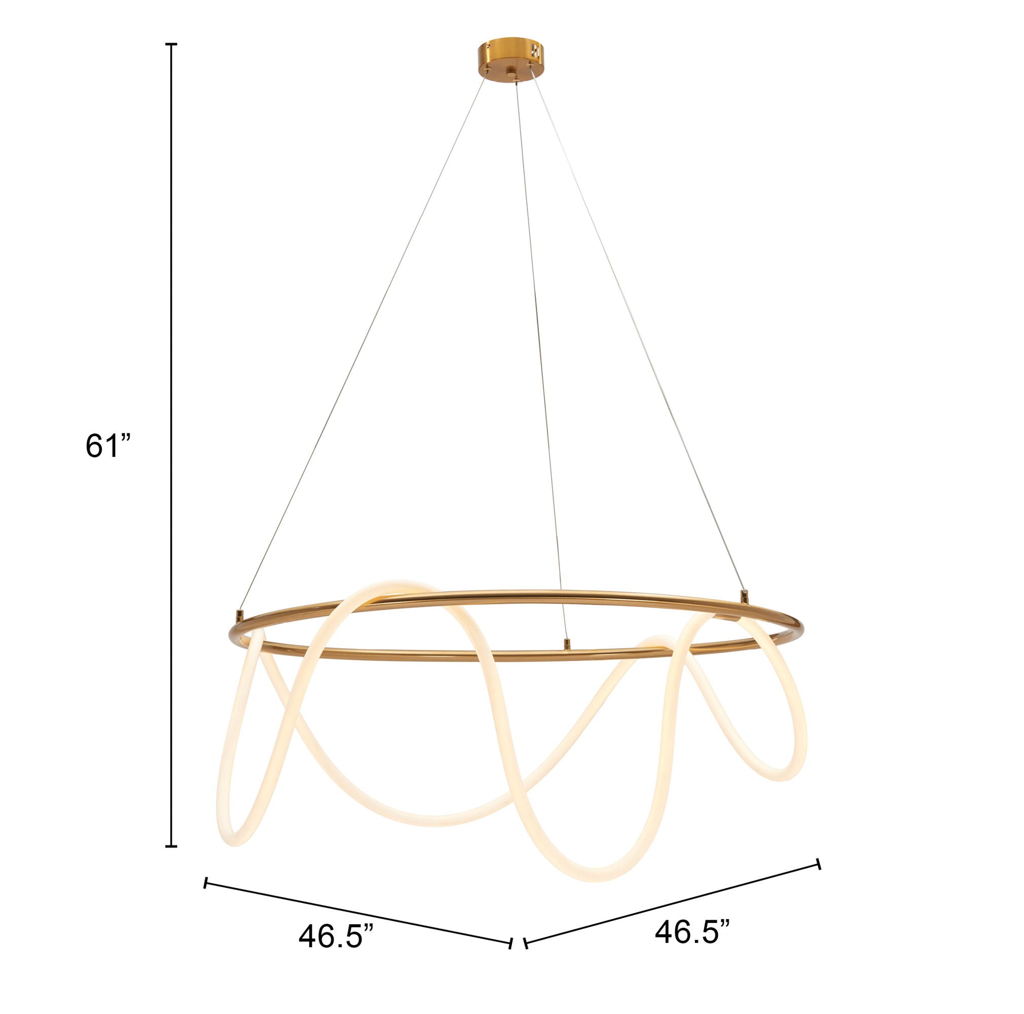 Wiber - Ceiling Lamp - Brass