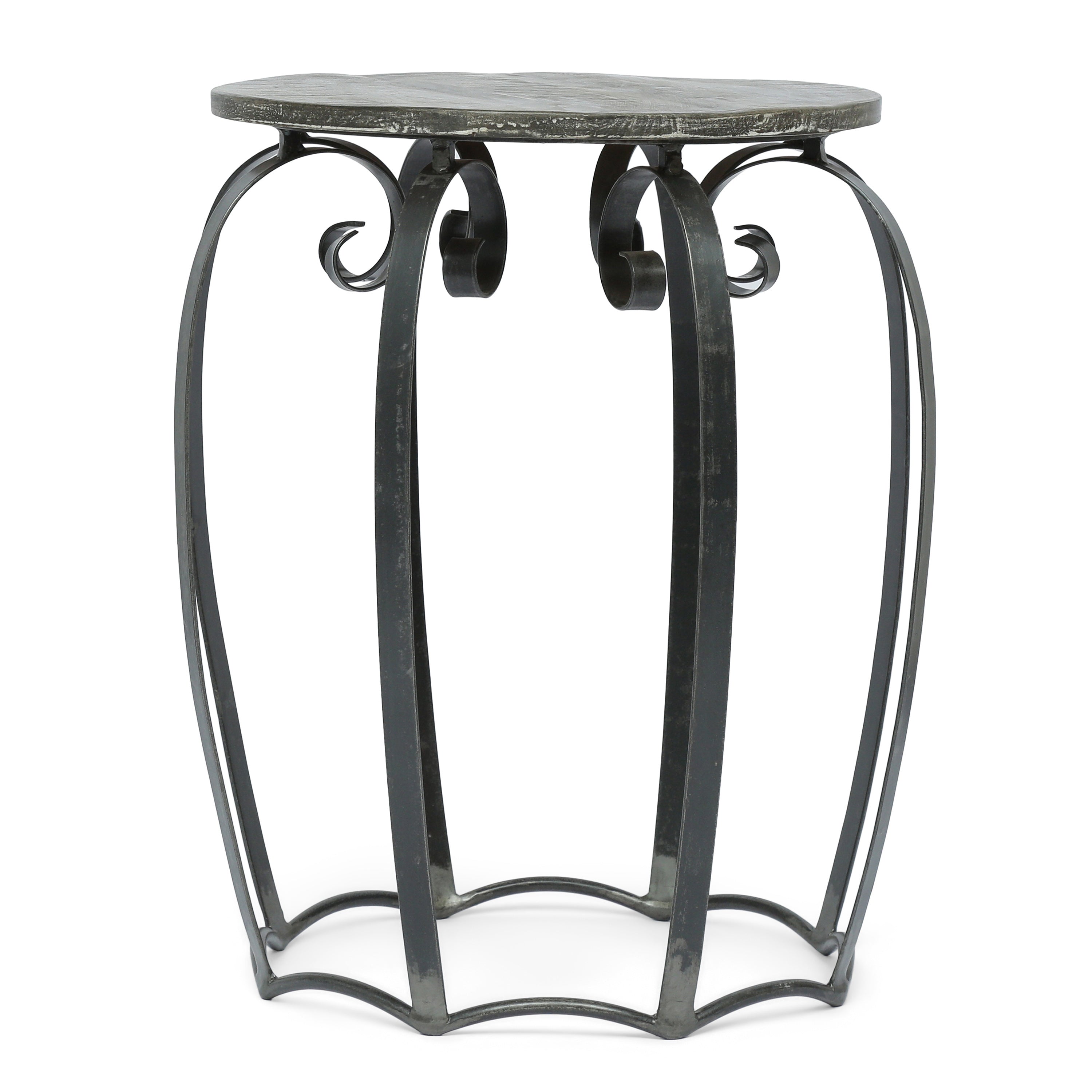 Modern industrial end table