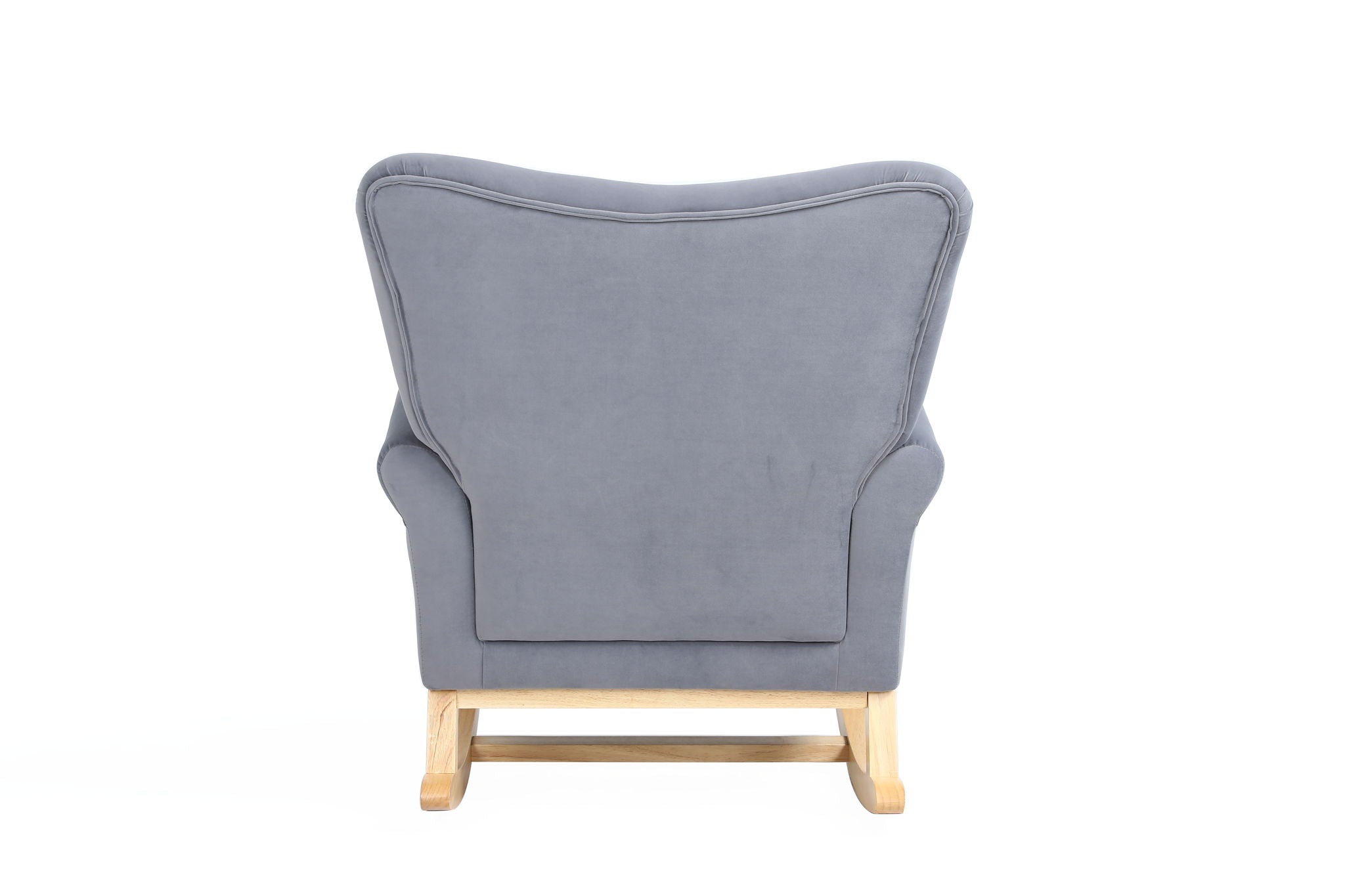 Modern Rocking Chair, Upholstered Accent Chair For Nursery, Small Contemporary Rocke