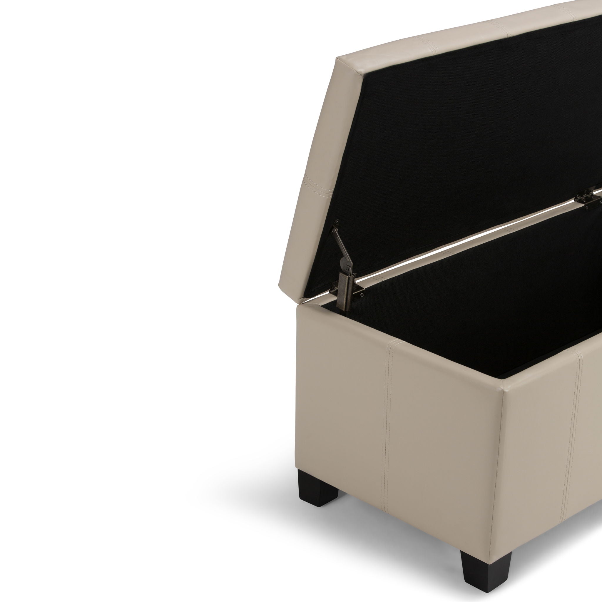 Dover - Upholstered Storage Ottoman Bench - Best Buy Furniture