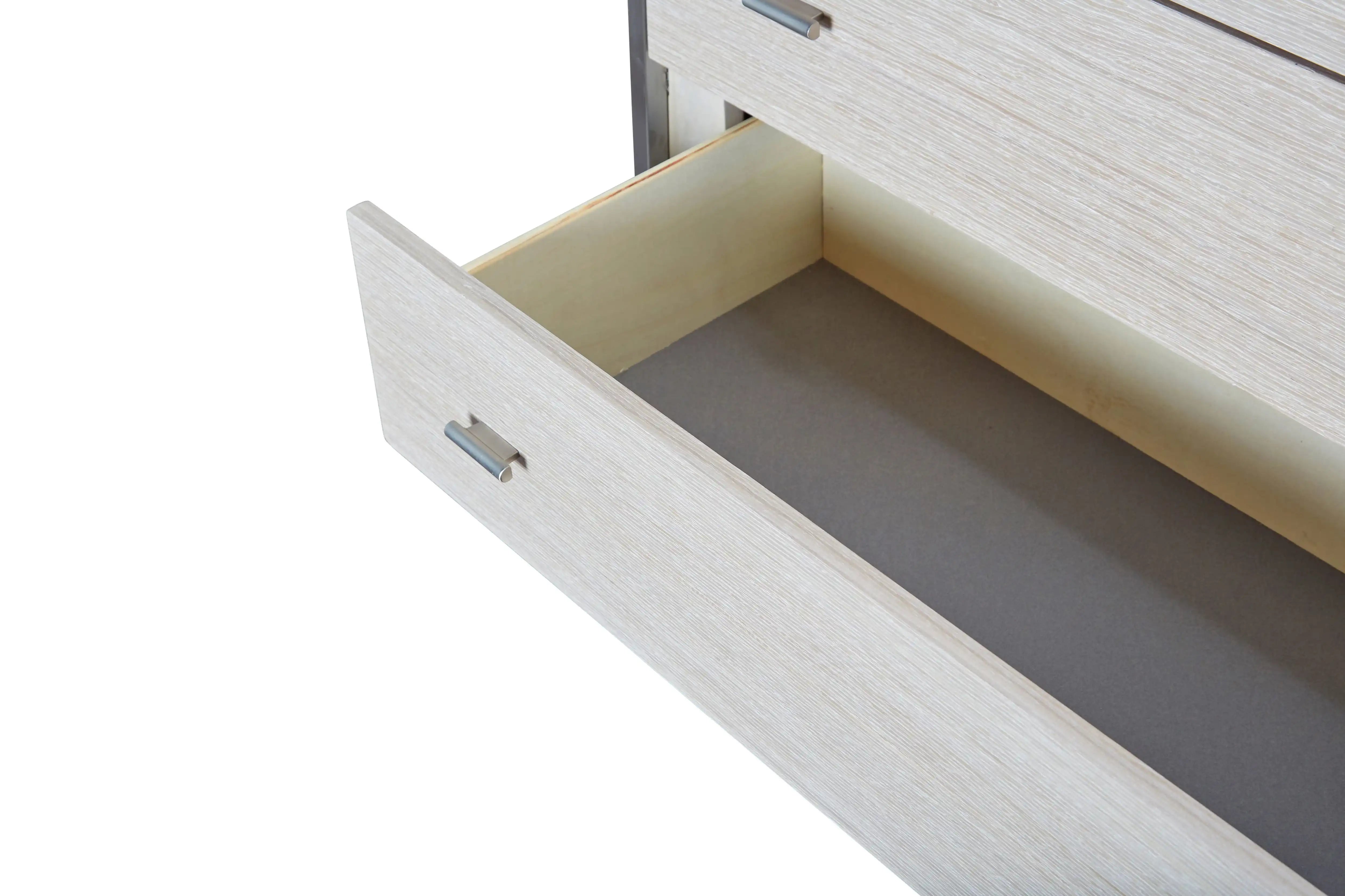 Silverlake Village - 6-Drawer Chest - Washed Oak - Best Buy Furniture