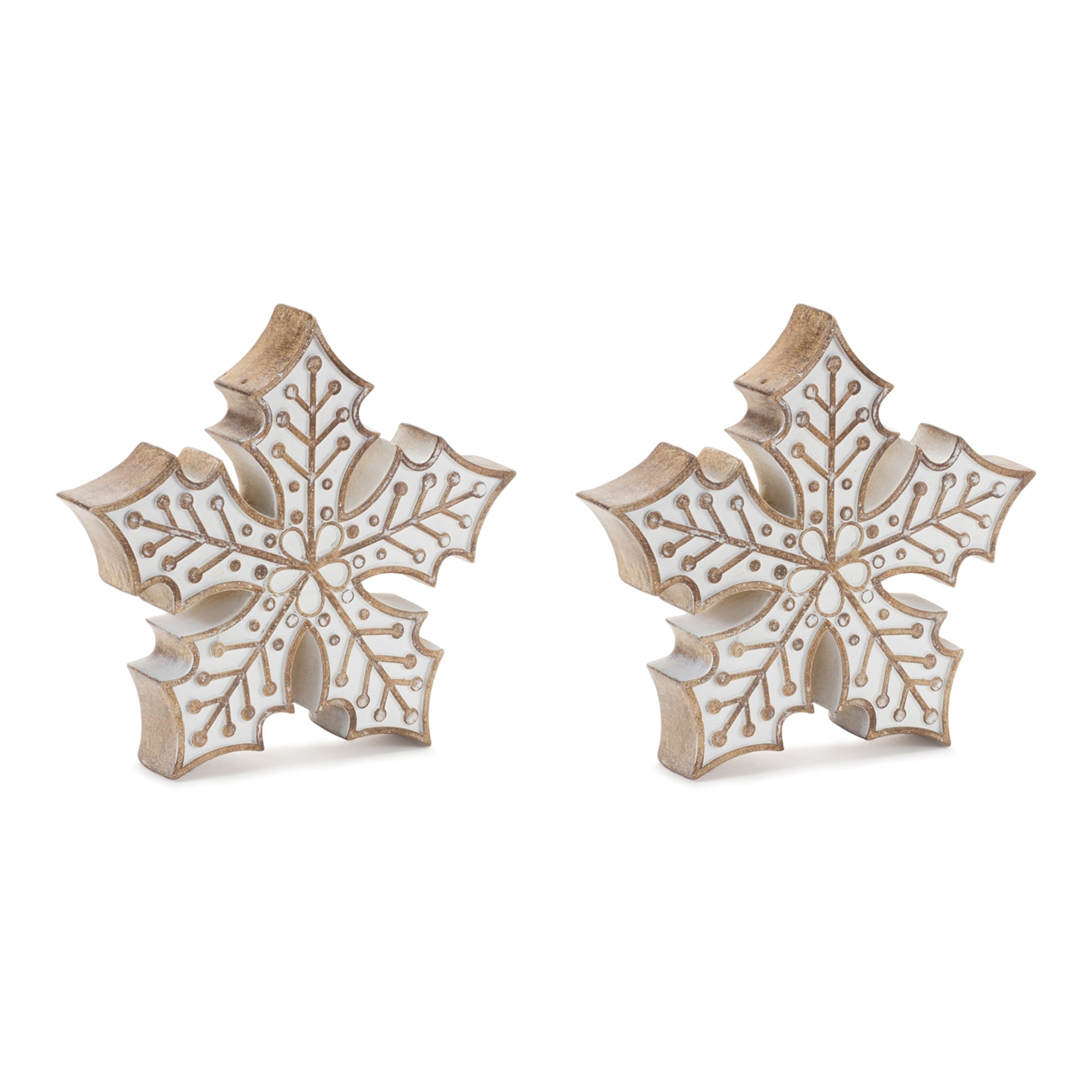 Tabletop Snowflake (Set of 2)