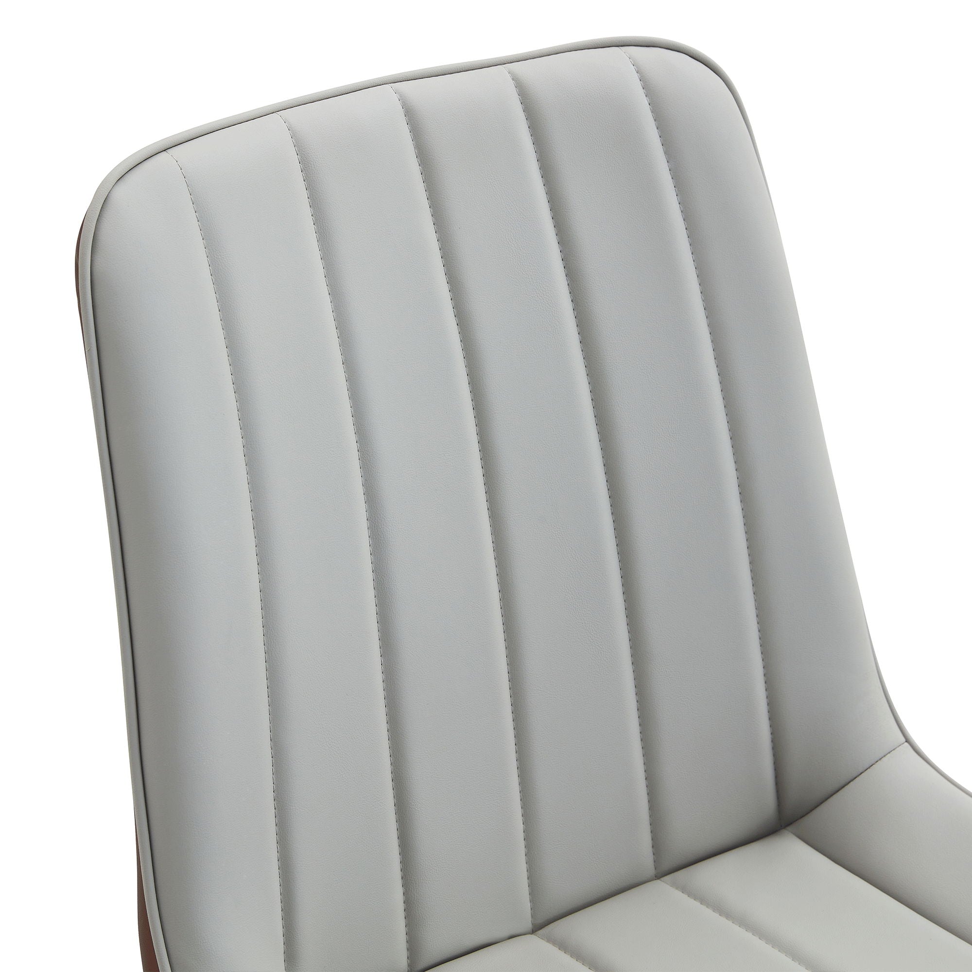 Modern Minimalist Dining Chair Set, Extended Seat Cushion