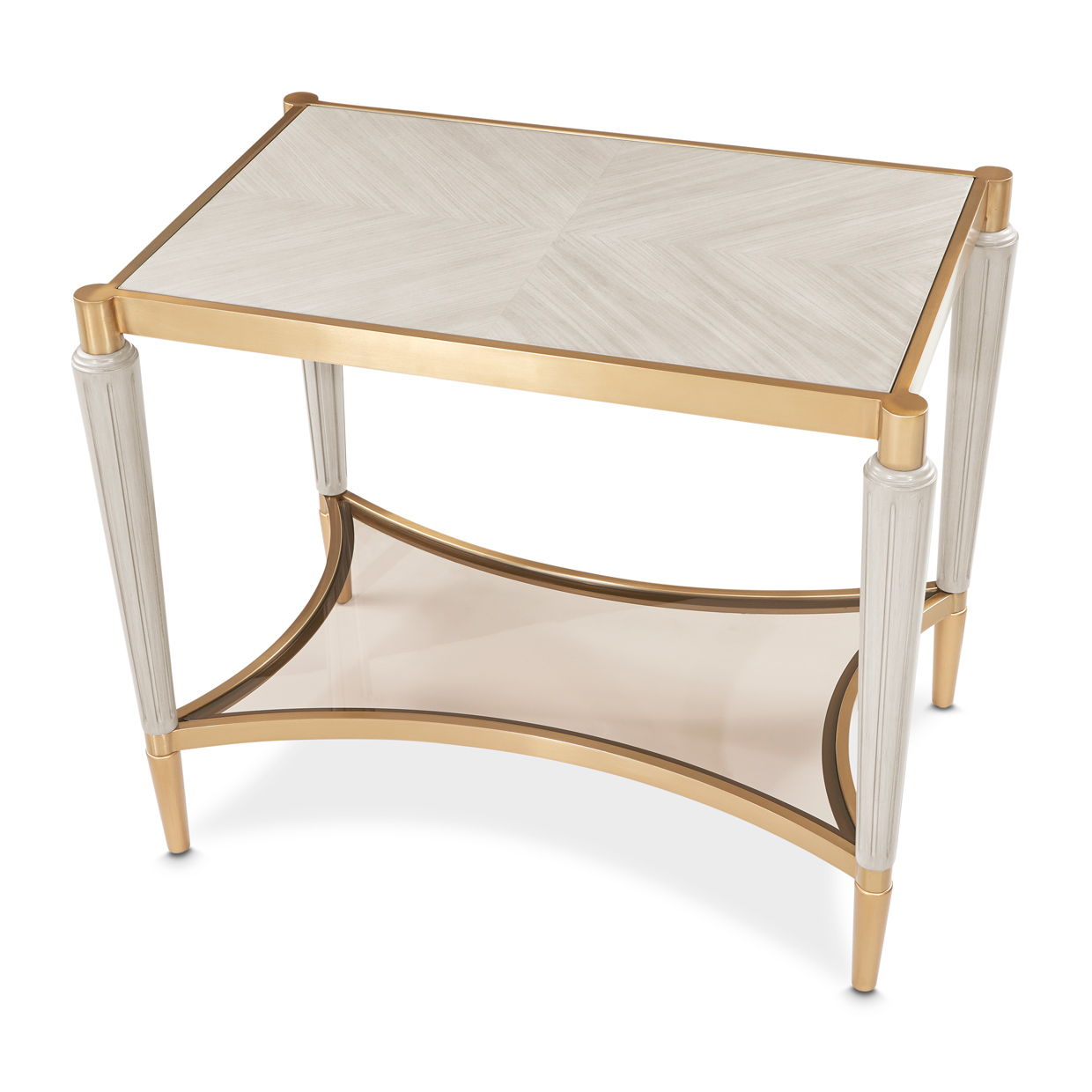 St. Charles - End Table - Dove Gray