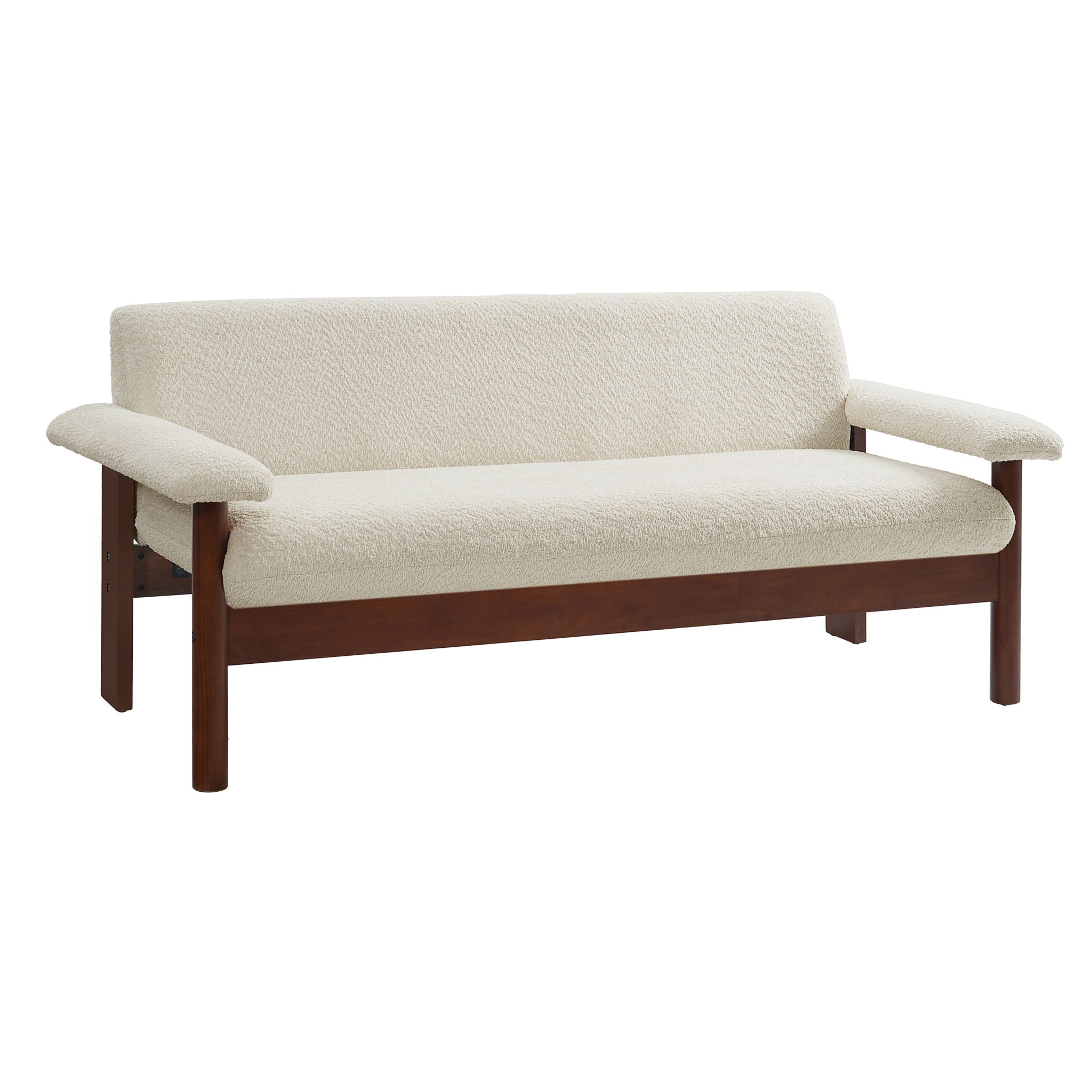 Loveseat Sofa 2 Seater Couch With Armrest Pillows