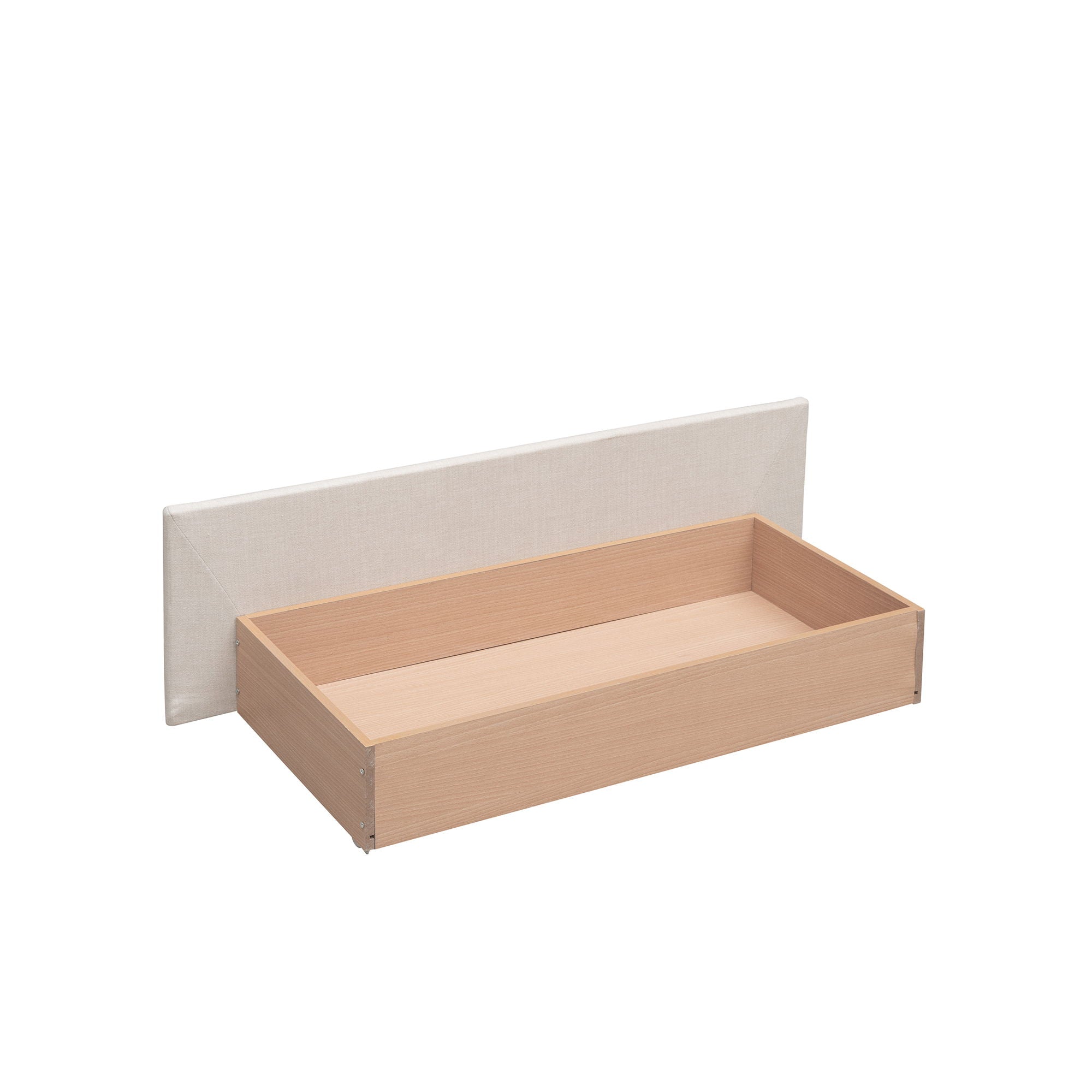 Upholstered Platform Bed With Classic Headboard And Drawers, No Box Spring Needed