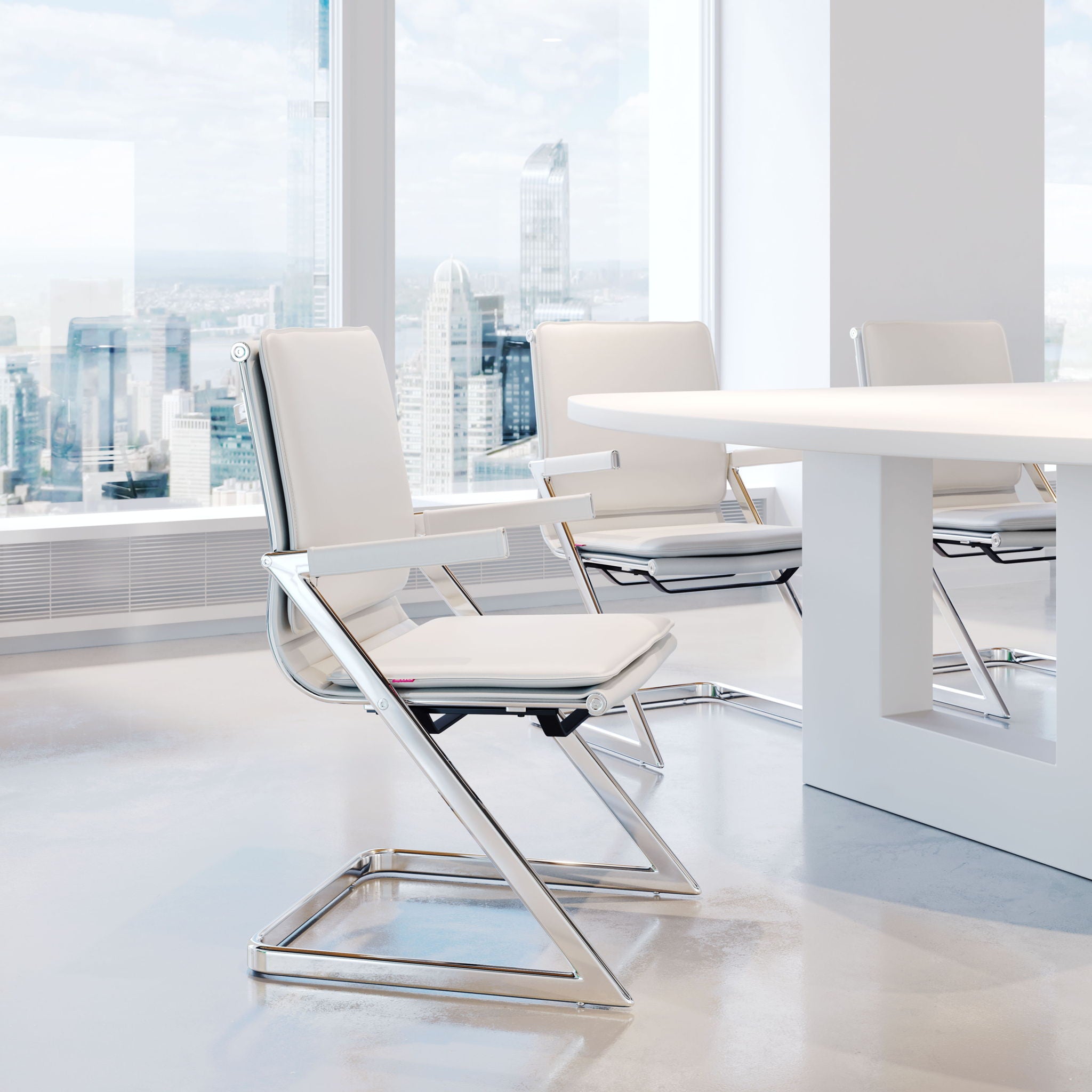 Lider Plus - Conference Chair (Set of 2) - White