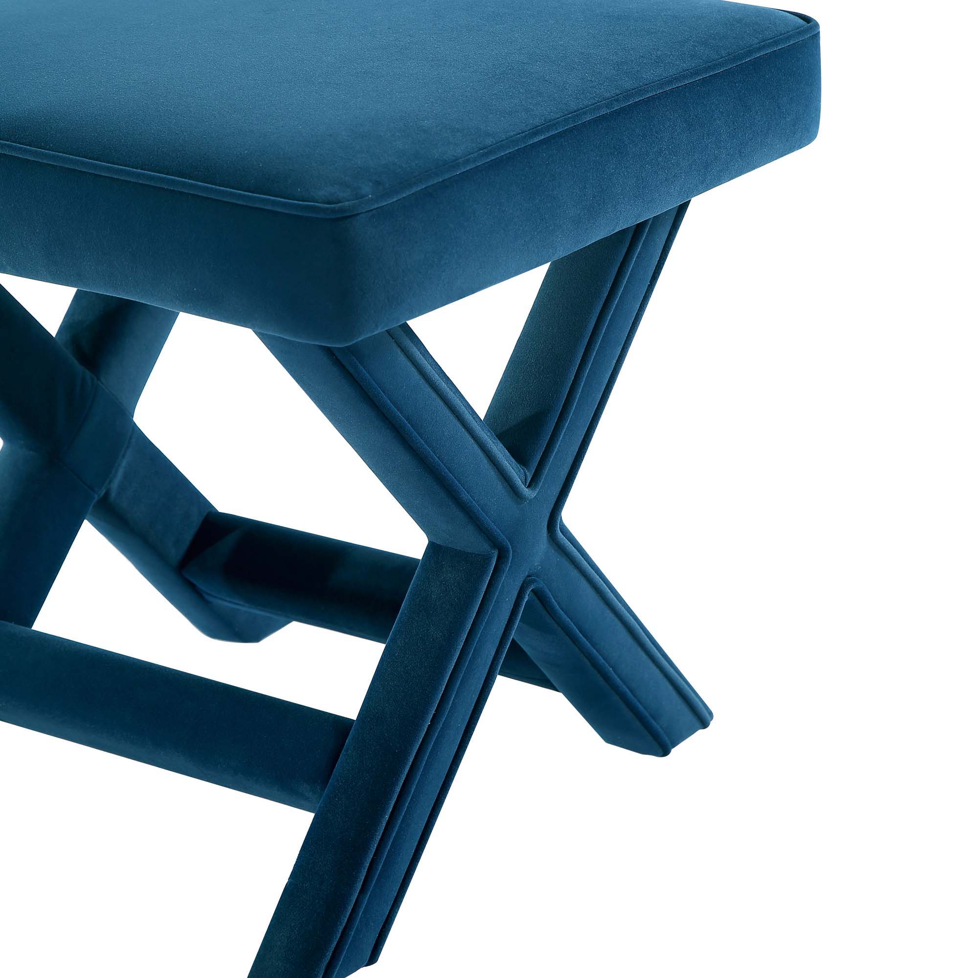 Abigail - Accent Bench With Piped Cushion