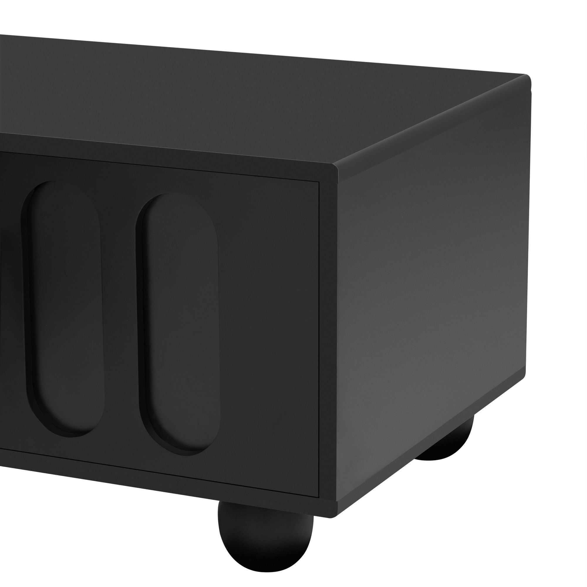 Modern TV Stand For TVs Up To 80", 2 Drawers And Cabinet