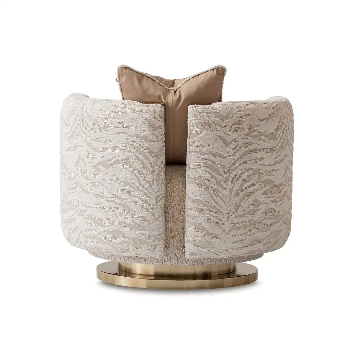 Savannah Breeze - Swivel Chair - Cashmere / Bright Gold
