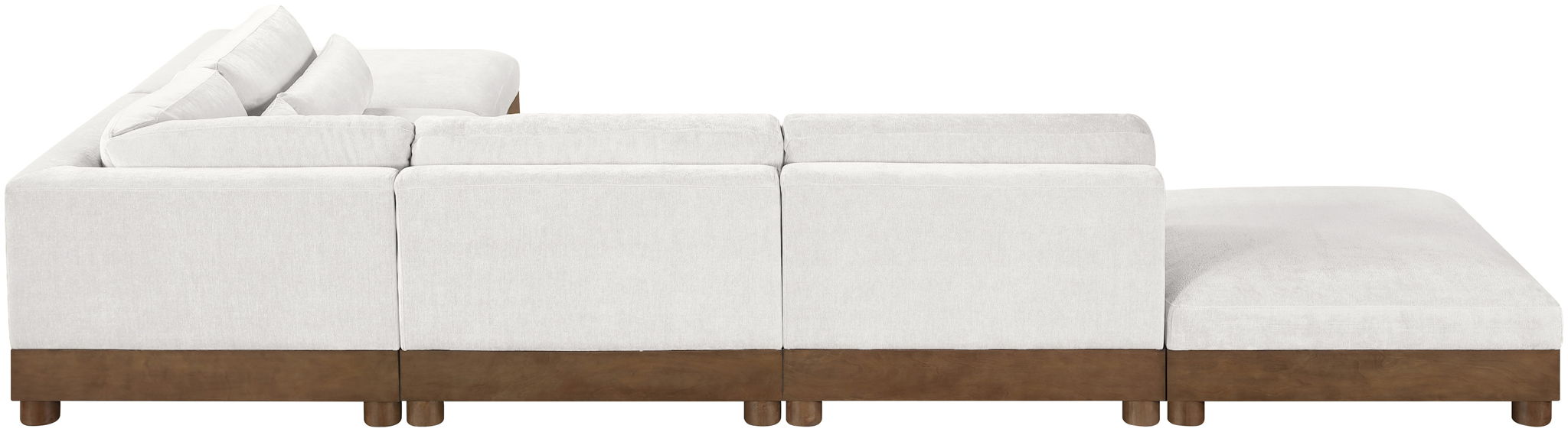 Turin - Fabric Upholstered 6 Piece Modular Sectional