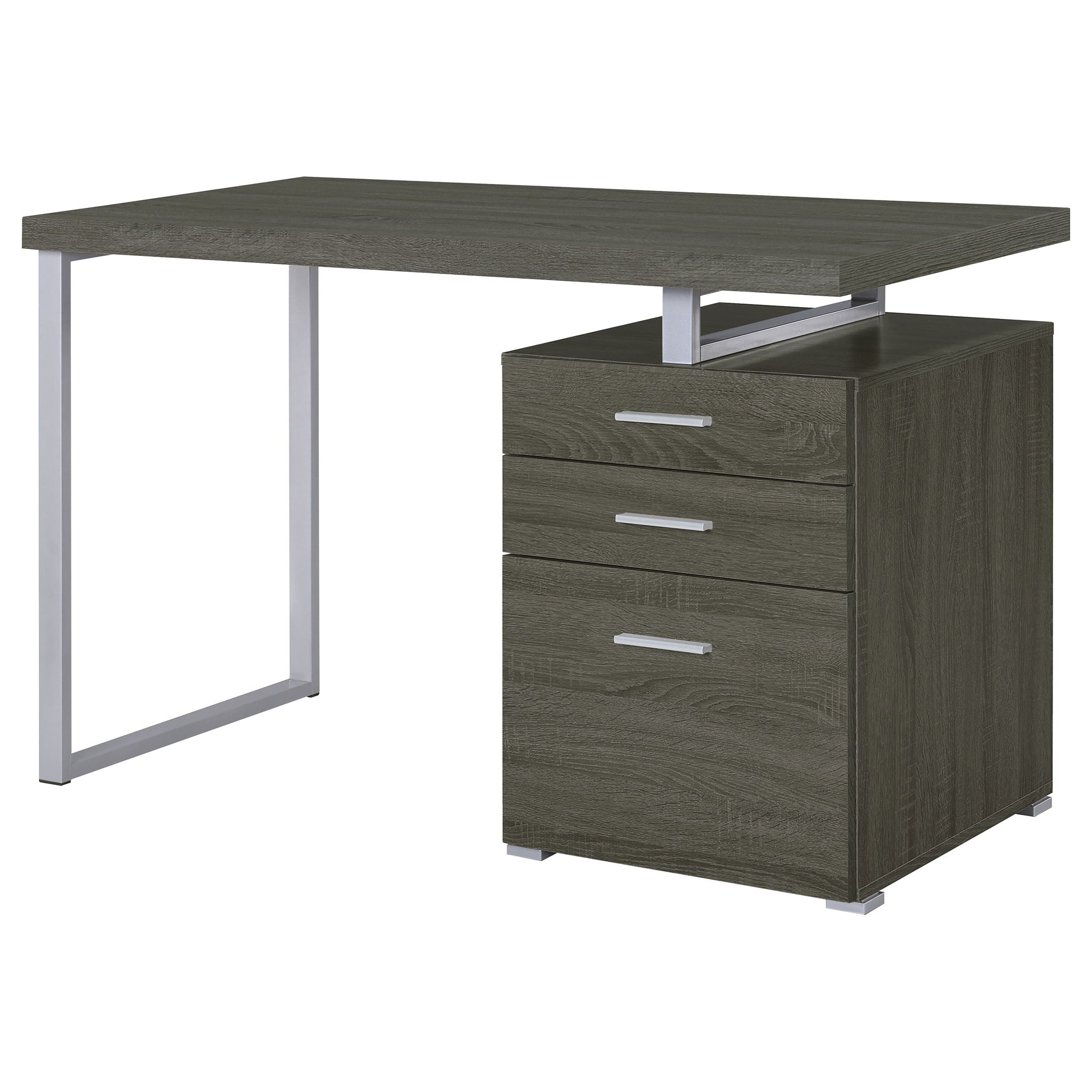 Modern Reversible 3 Drawer Office Computer Desk