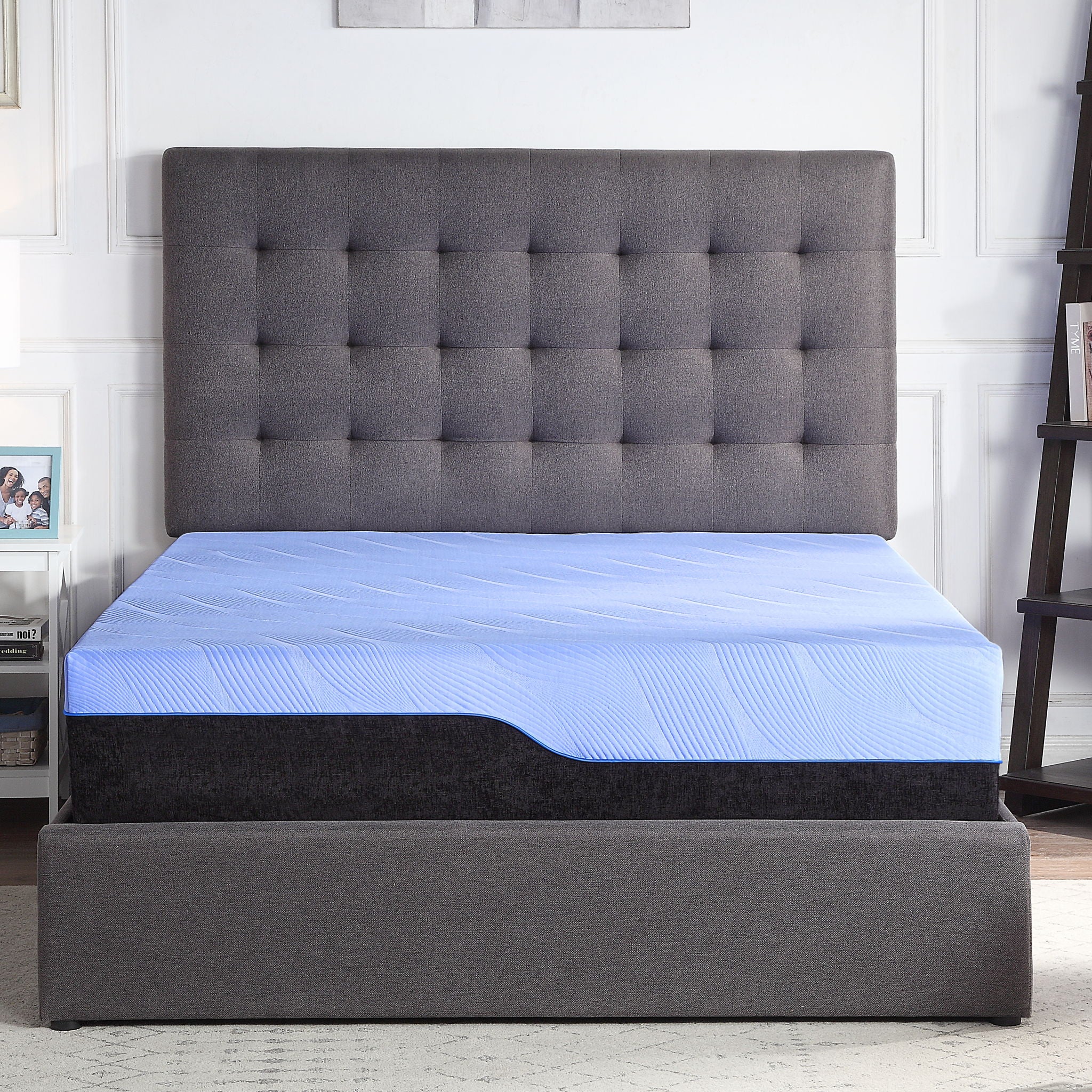 Refresh - 12" Hybrid Cooling Fast Responding Latex Foam And Coil Mattress