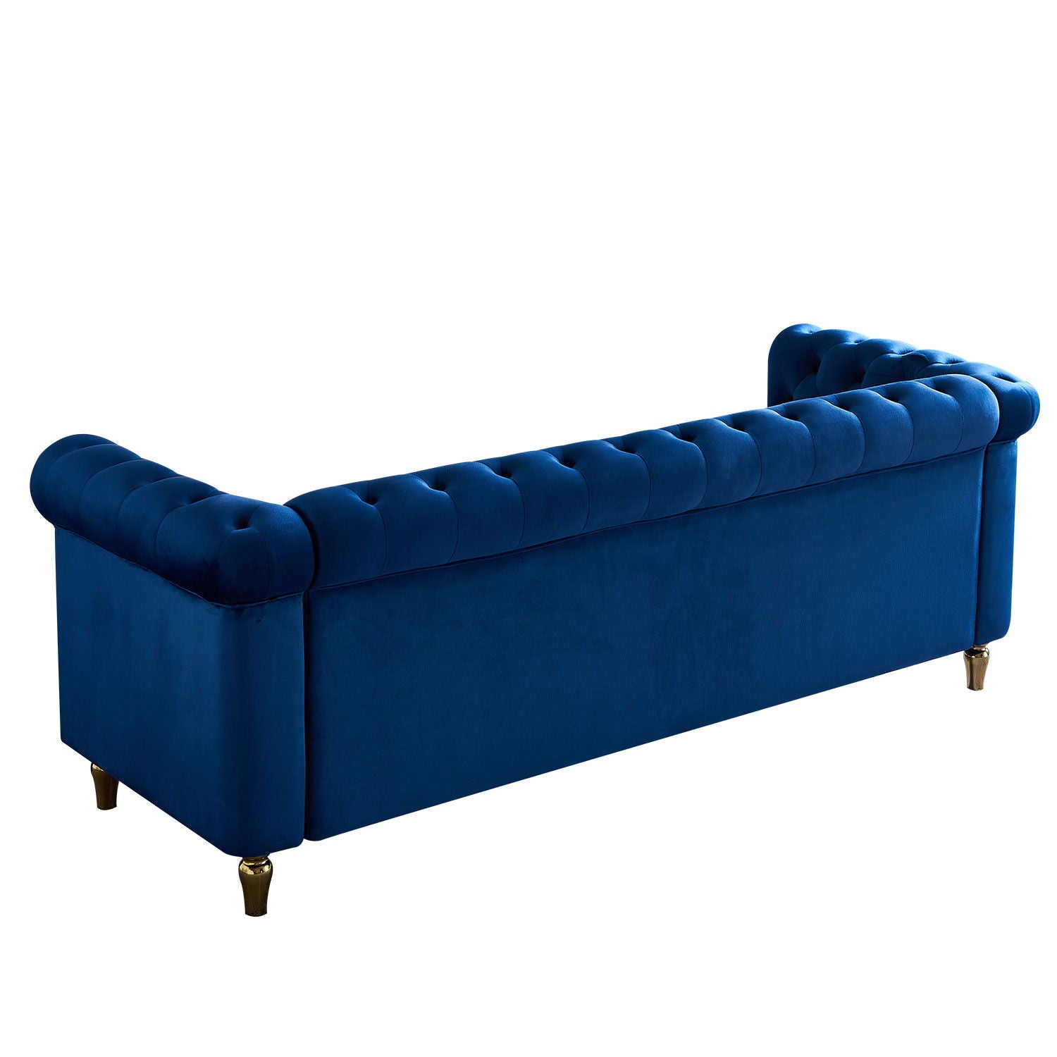 Chesterfield - Velvet Sofa 84.65" For Living Room - Best Buy Furniture