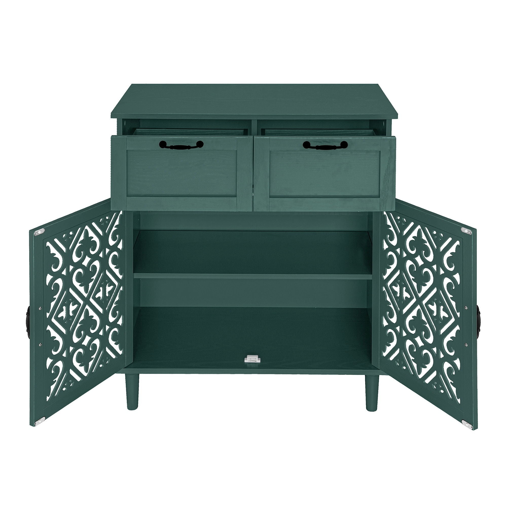 2 Door 2 Drawer Elegant Cabinet