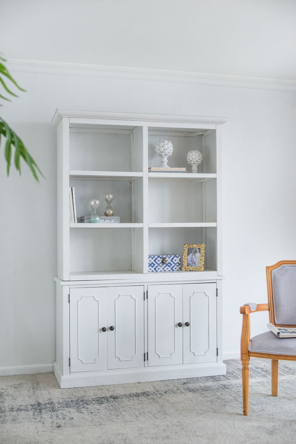 French Country Wood Cabinet