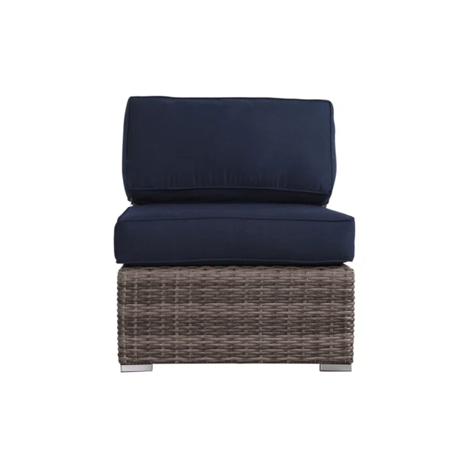 Stylish Rattan Wicker Person Seating Group With Premium Sunbrella Cushions Perfect For Outdoor Entertaining