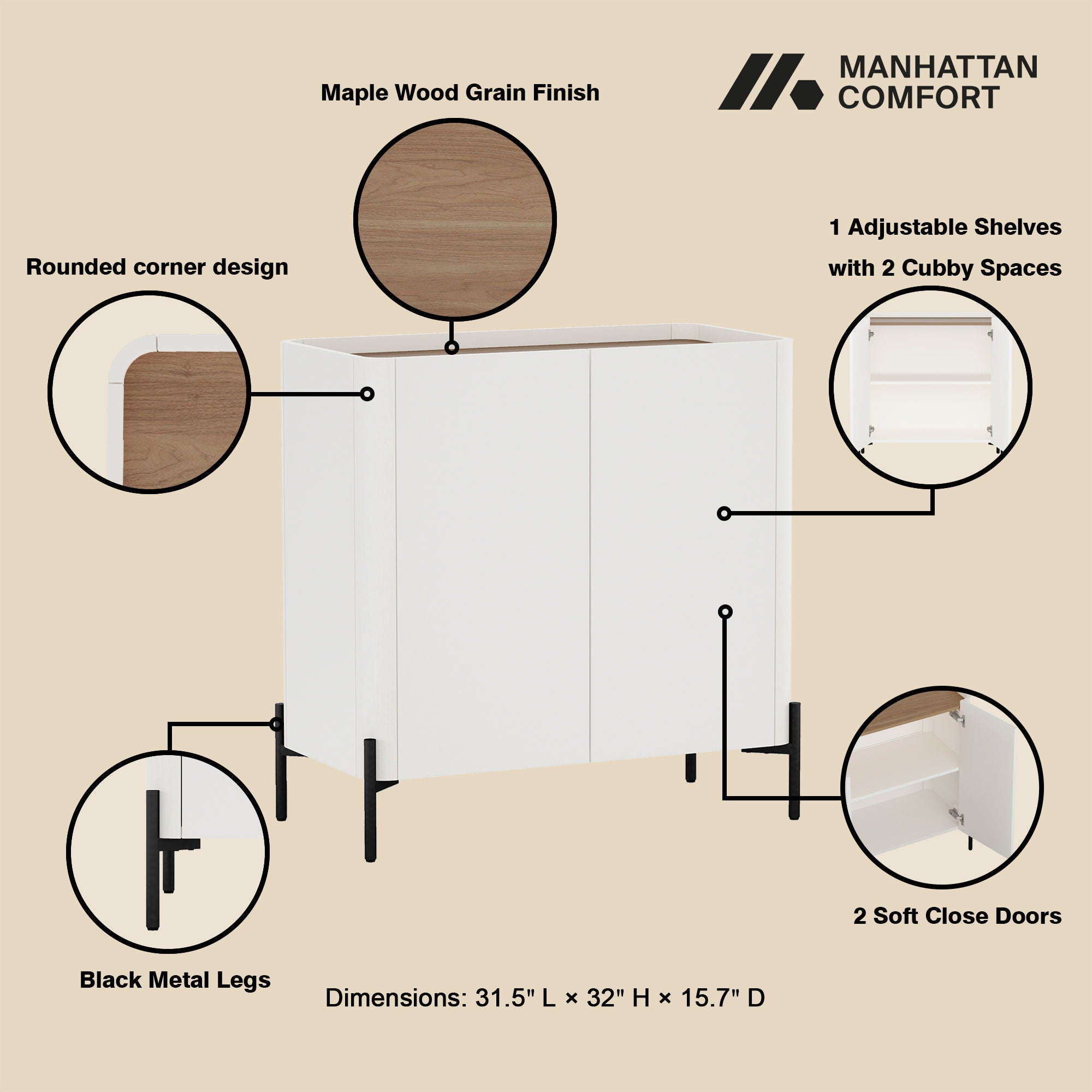 Abbey - Accent Cabinet