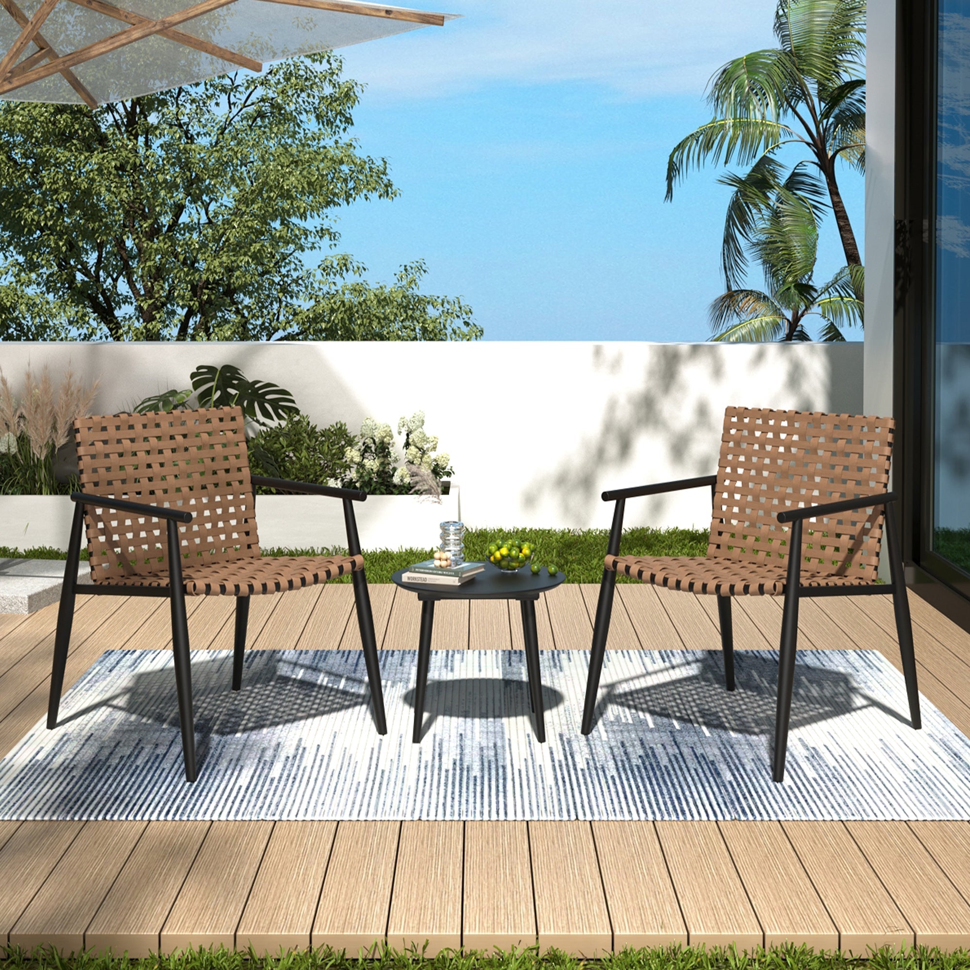 Modern-Outdoor-Chat-Set:-set-of-2-Rattan-Chairs-Outdoor-Chairs