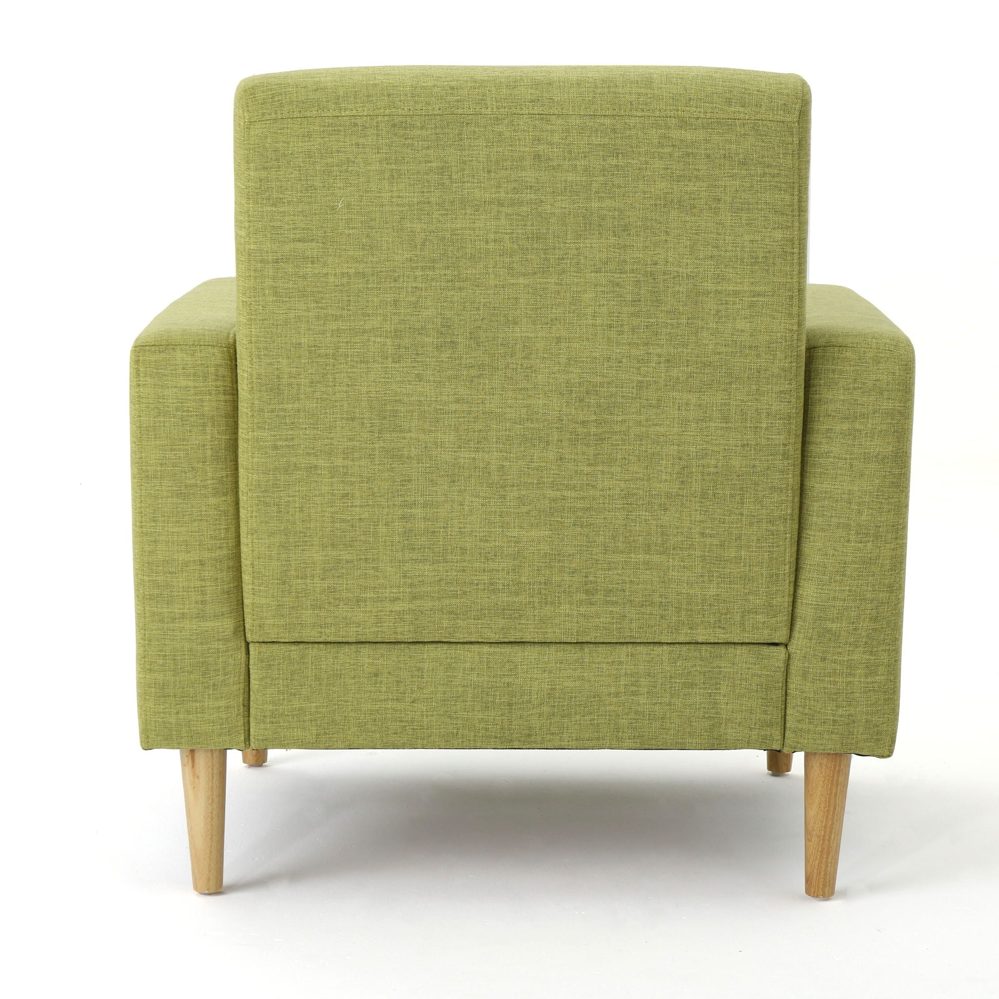 Nebulize - Upholstered Fabric Club Chair With Button Tufted And Square Off Arm And Back