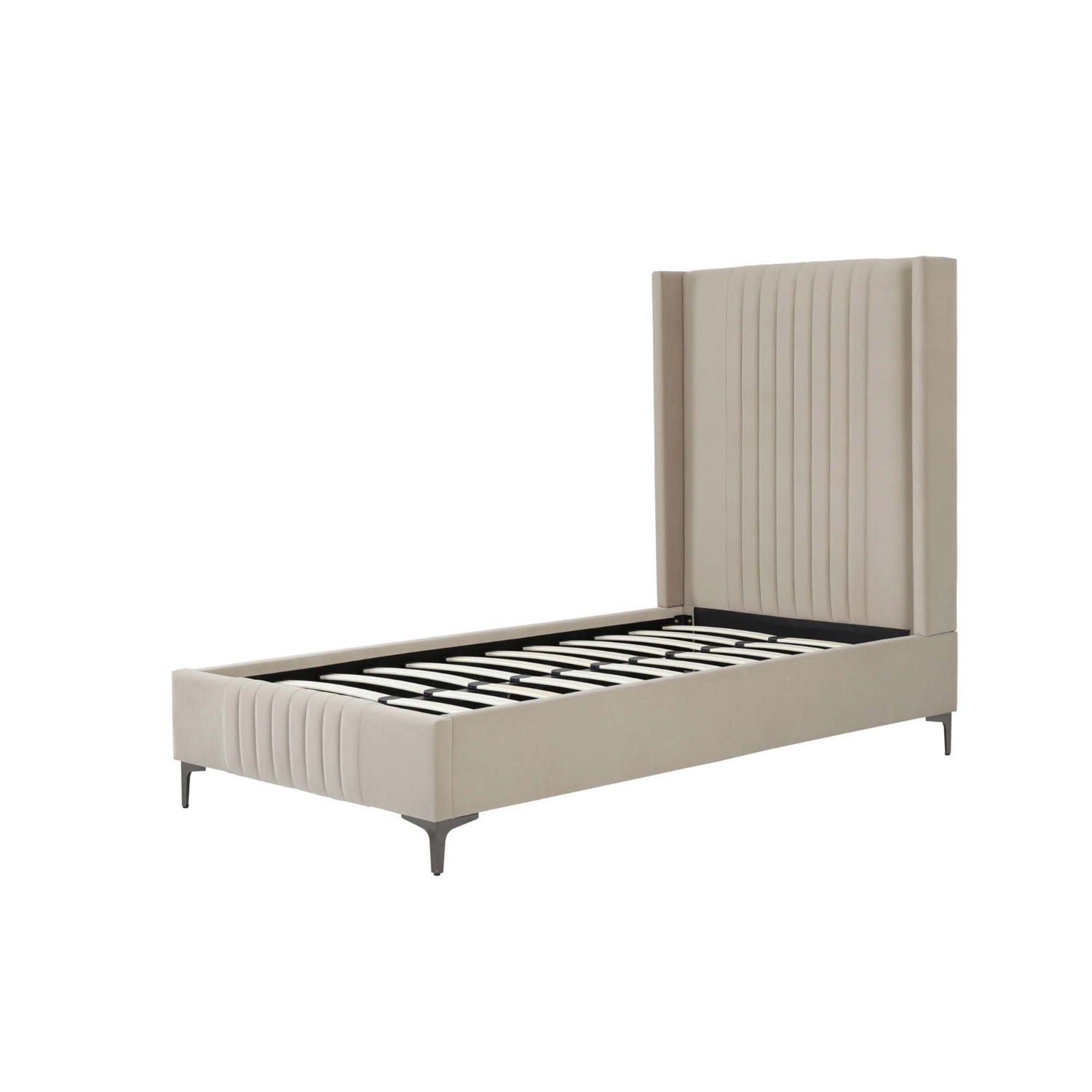 Promenade - Bed With Upholstered Headboard And Slats