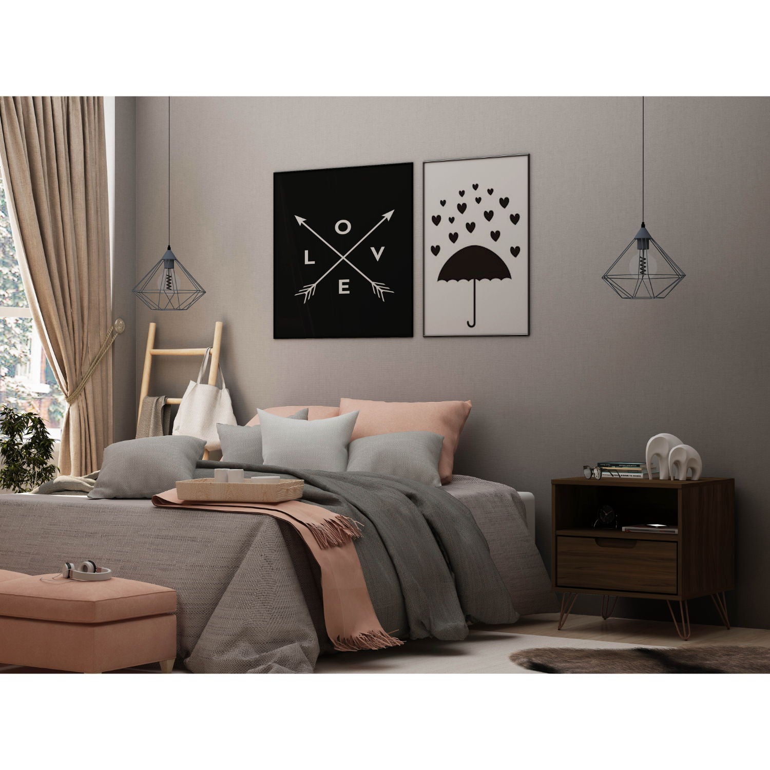 Rockefeller - Nightstand With 1 Drawer